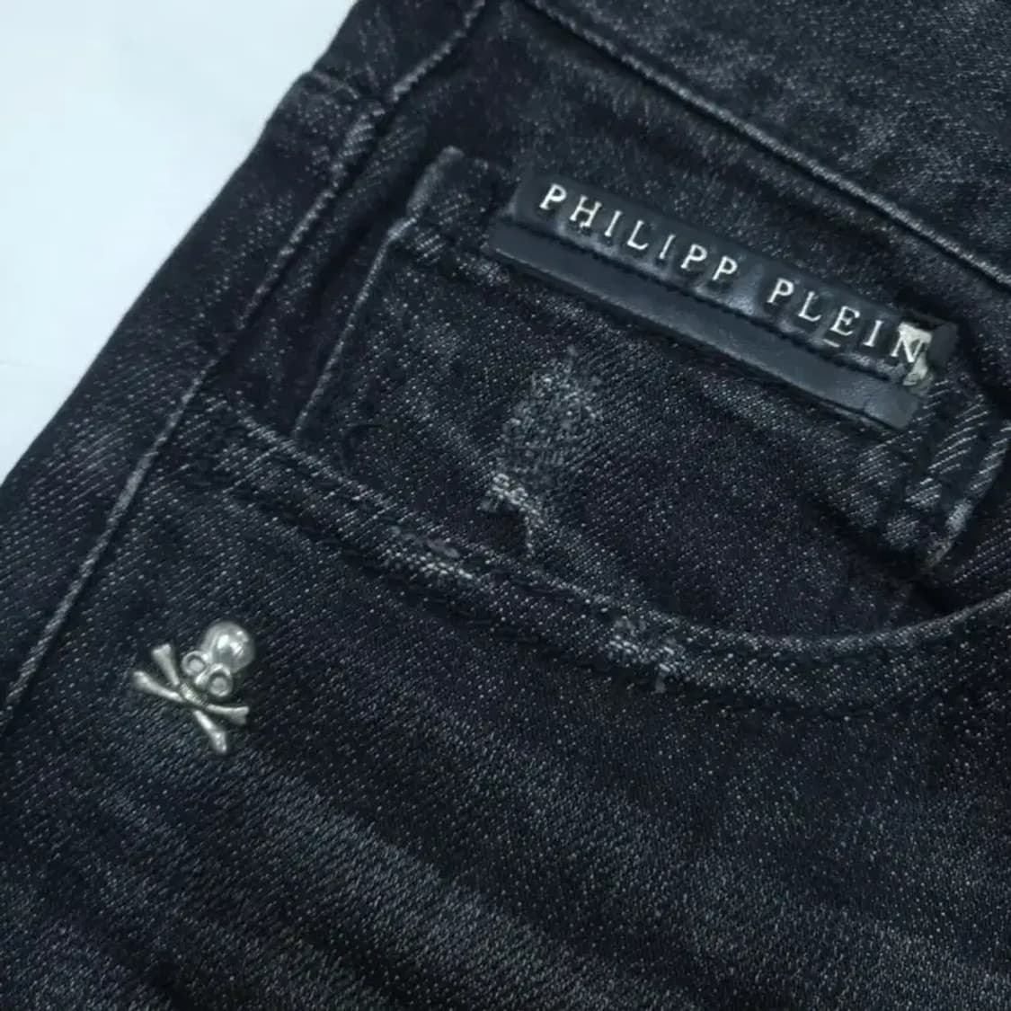 필립플레인 남성 블랙 슈퍼 스트레이트 청바지 30 상품이미지8