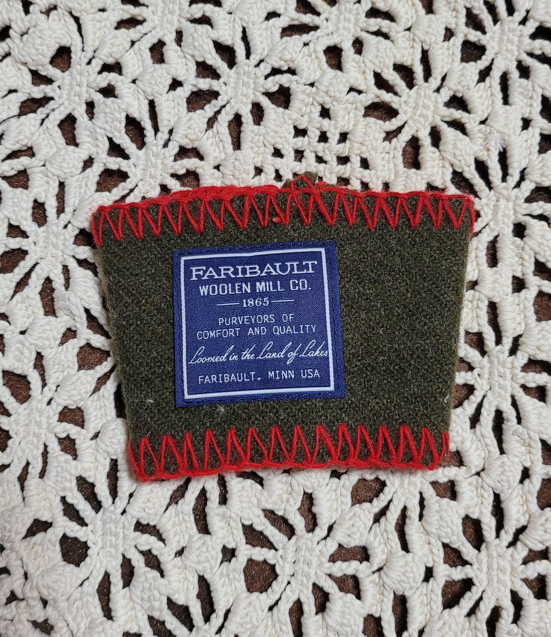 미국 헌팅 모직 핸드메이드 컵 홀더 상품이미지2