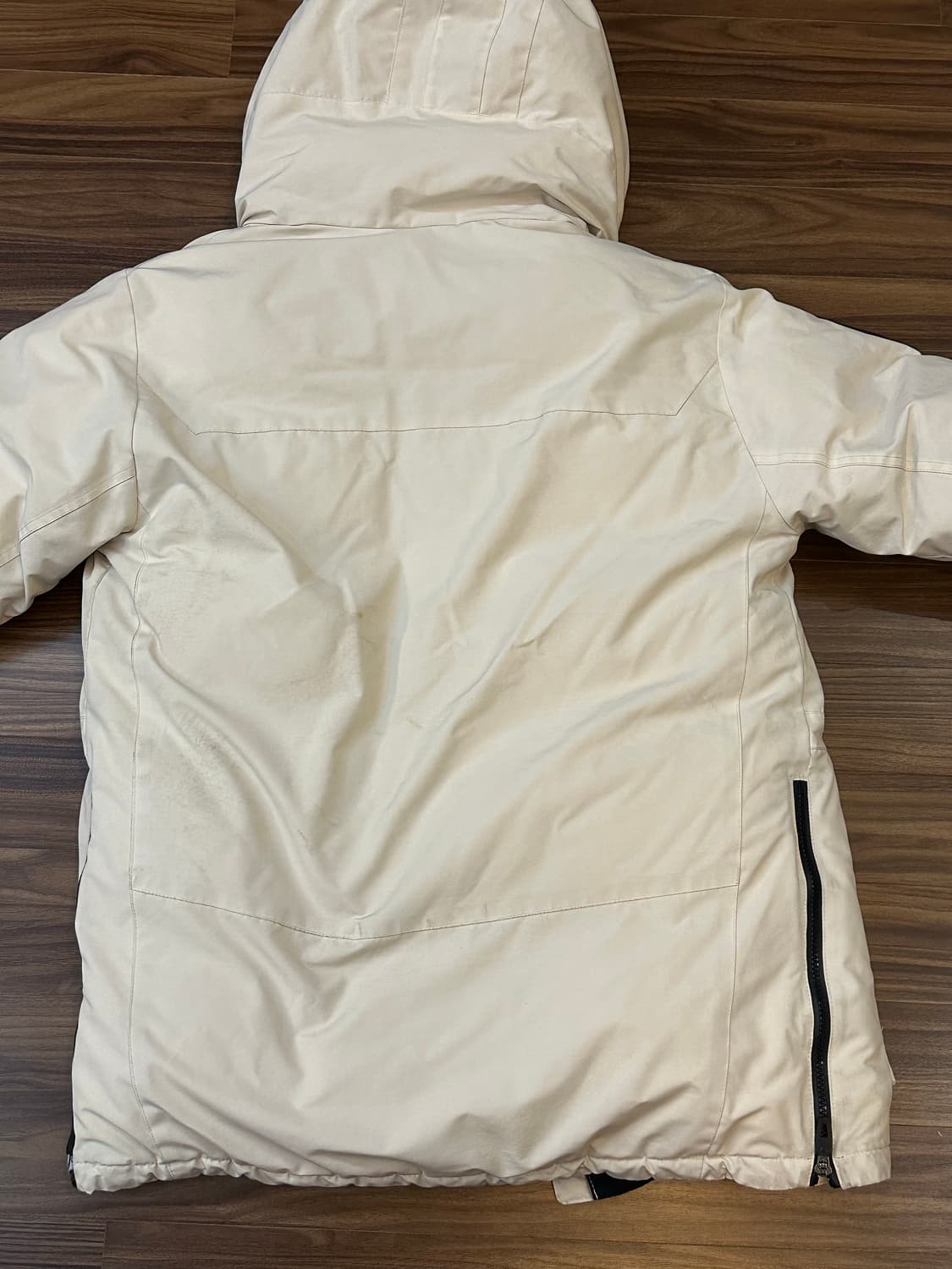 뉴발란스 아이보리 패딩 L 상품이미지8