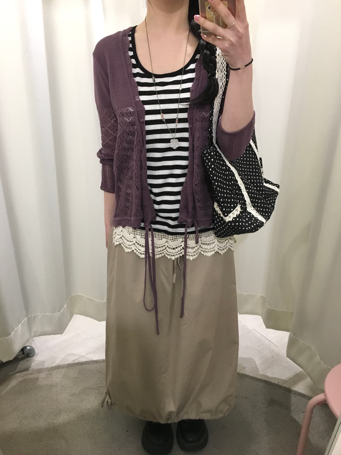 Laura ashley crochet cardigan 상품이미지3