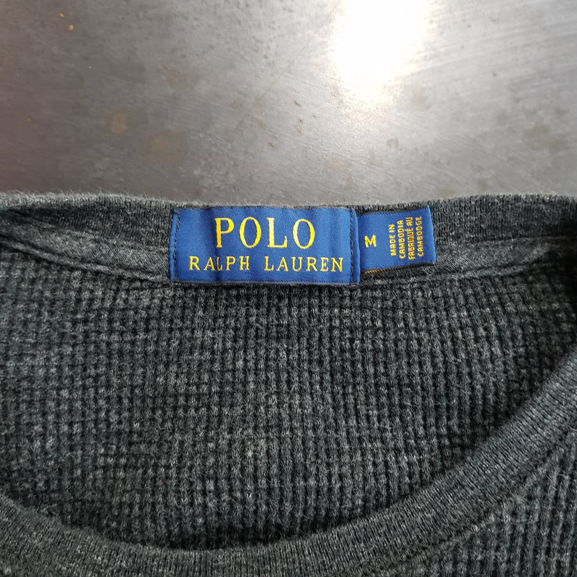 폴로 랄프로렌 코튼 와플 니트  M사이즈 상품이미지3