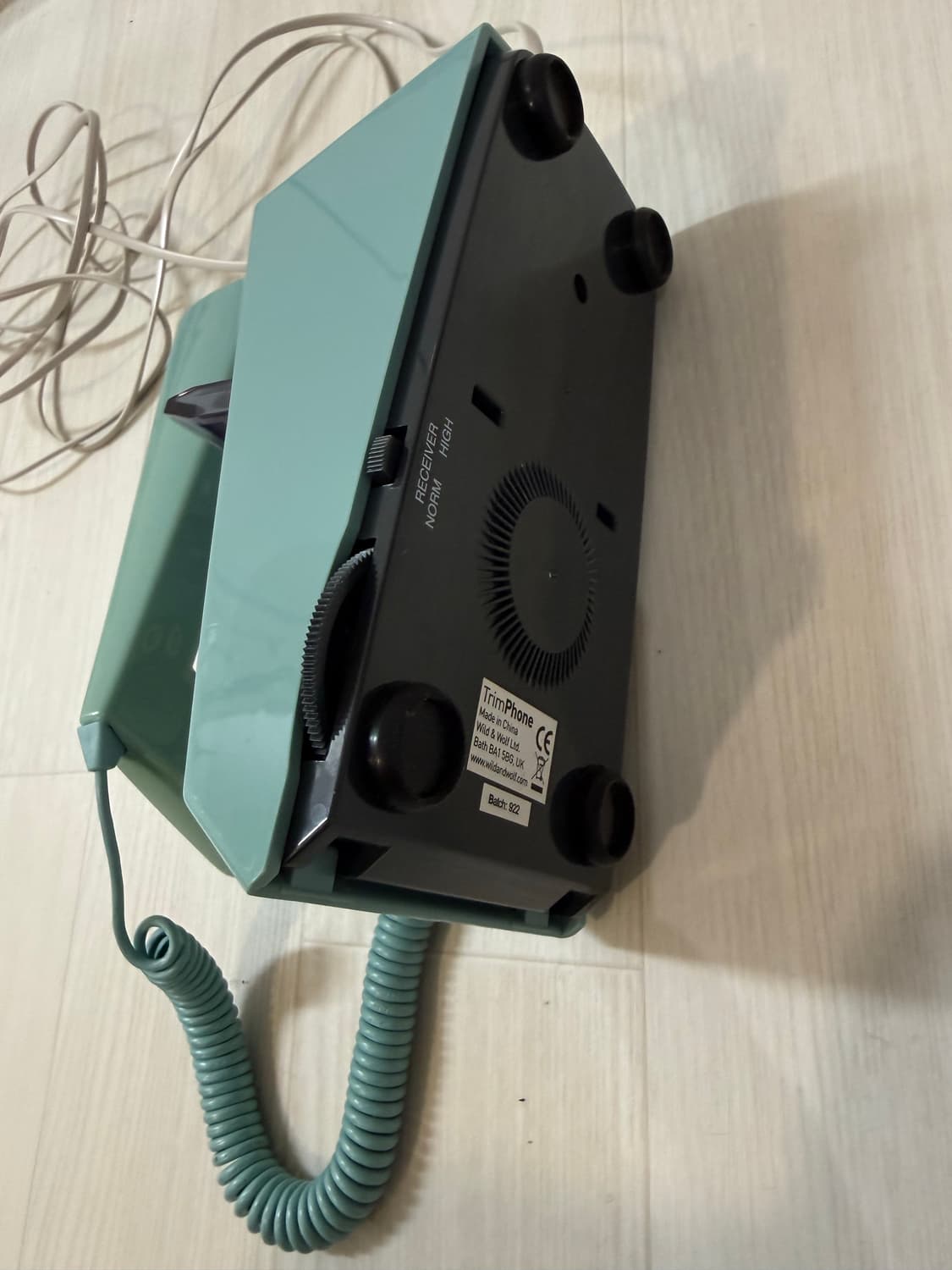 TrimPhone 빈티지 민트색 벽걸이 다이얼 전화기 상품이미지5