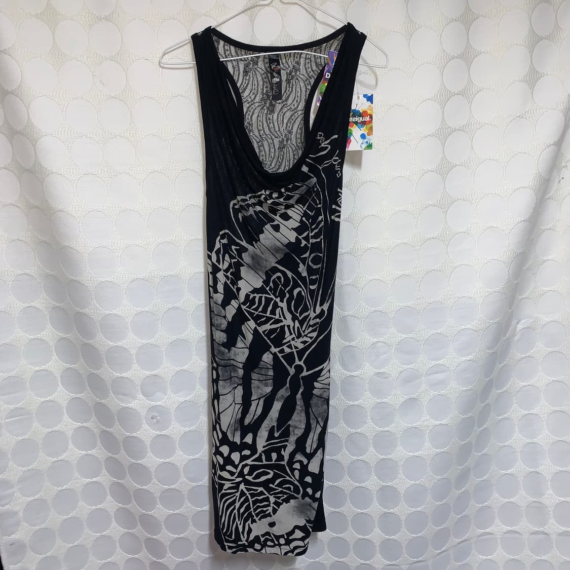 Desigual 나비 프린트 레이스 원피스 상품이미지3