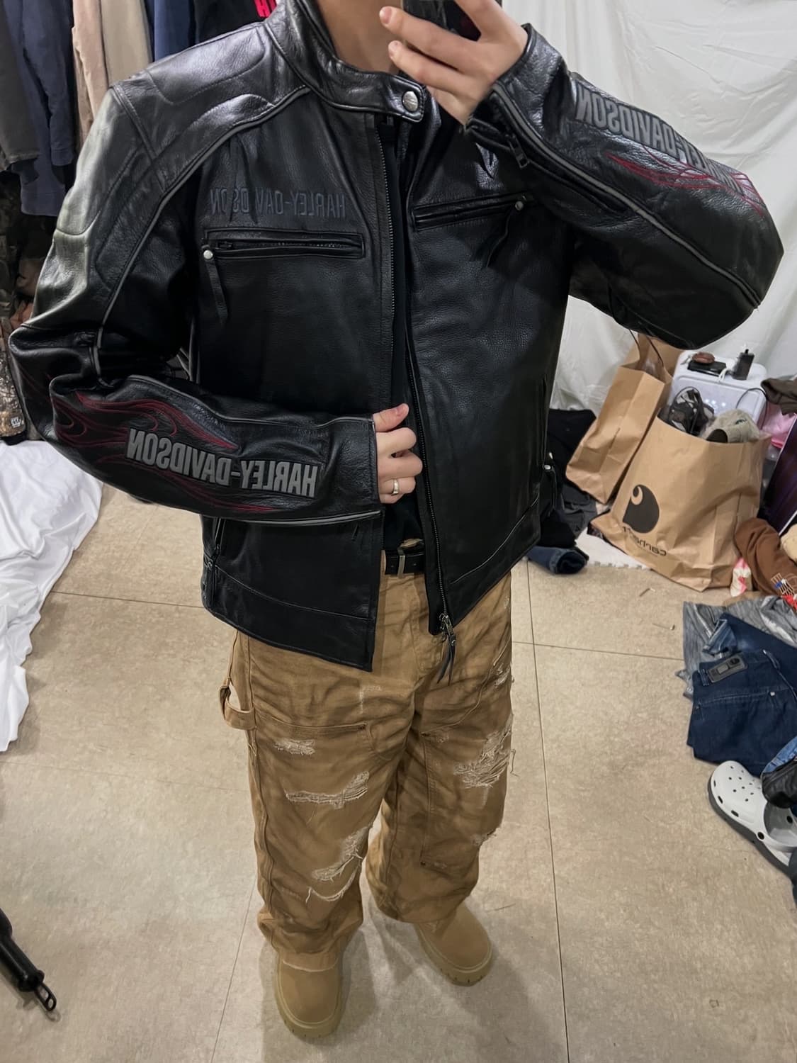 할리데이비슨 라이더자켓 가죽자켓 상품이미지5