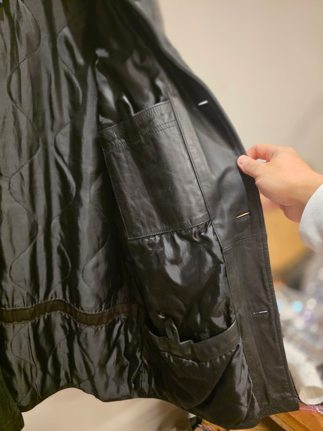 올드갭 레더 카코트 L사이즈 상품이미지6