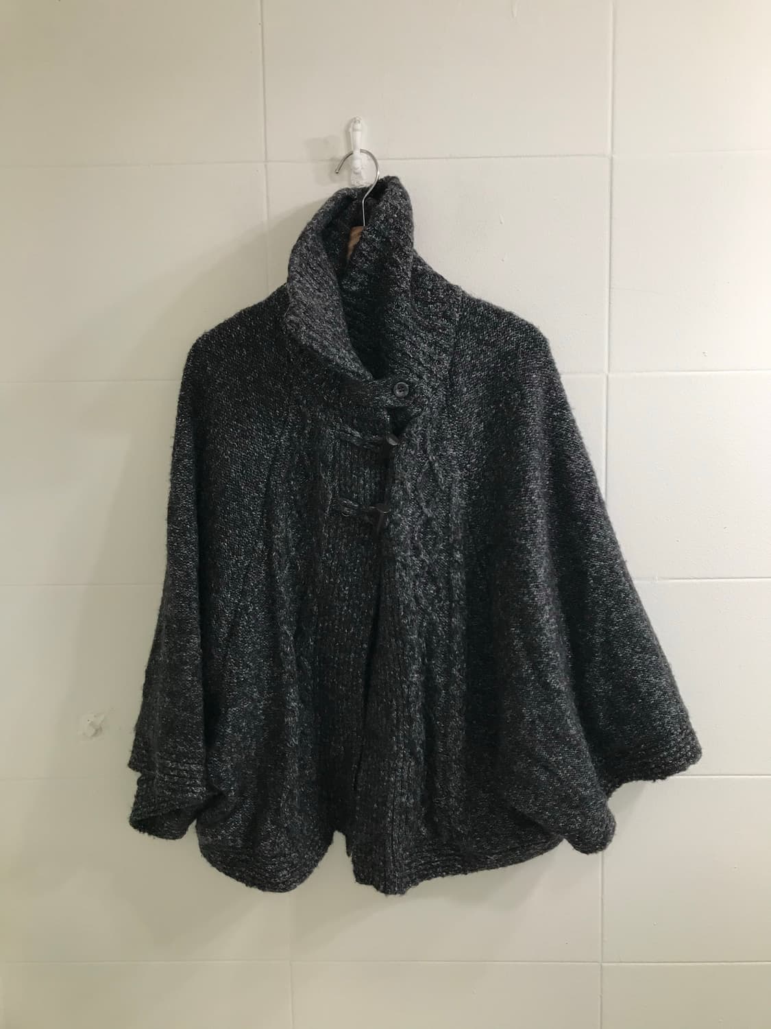 무채색 케이프 가디건 하구미 모리걸 코디세트 상품이미지4