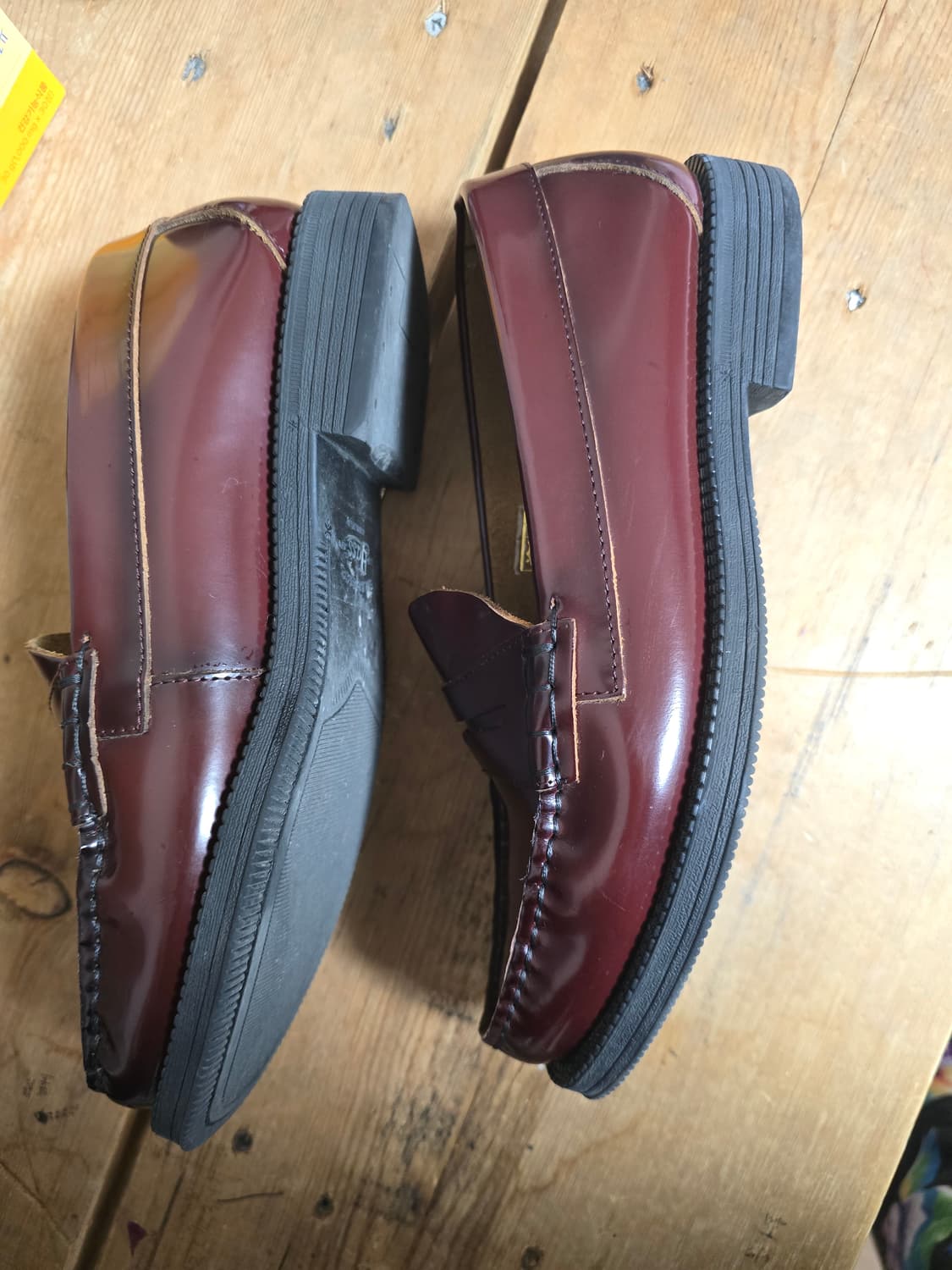 지에이치바스 위준 버건디 로퍼230 상품이미지2