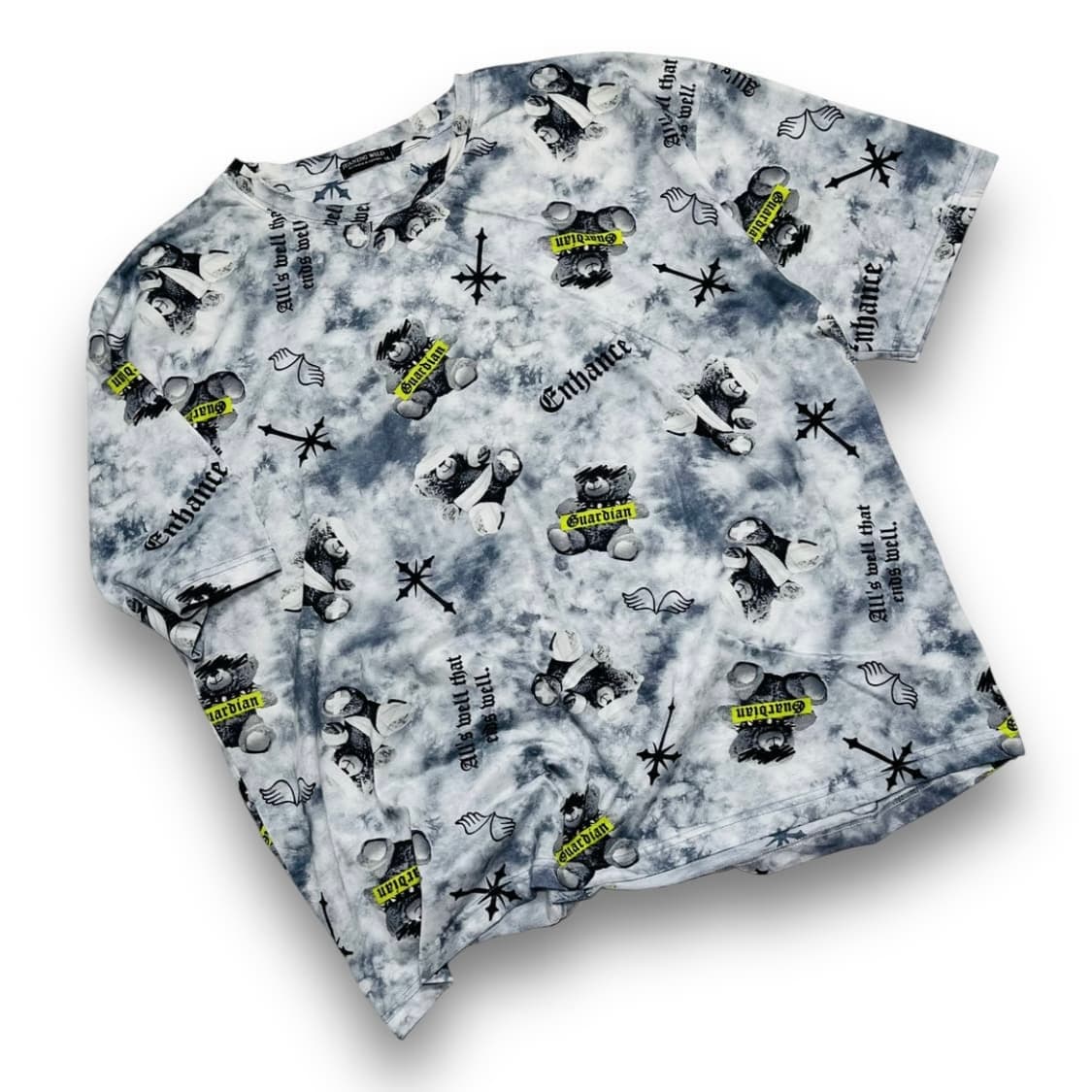 펑크 JEANING WILD 테디 베어 지뢰계 반팔 티셔츠 상품이미지1