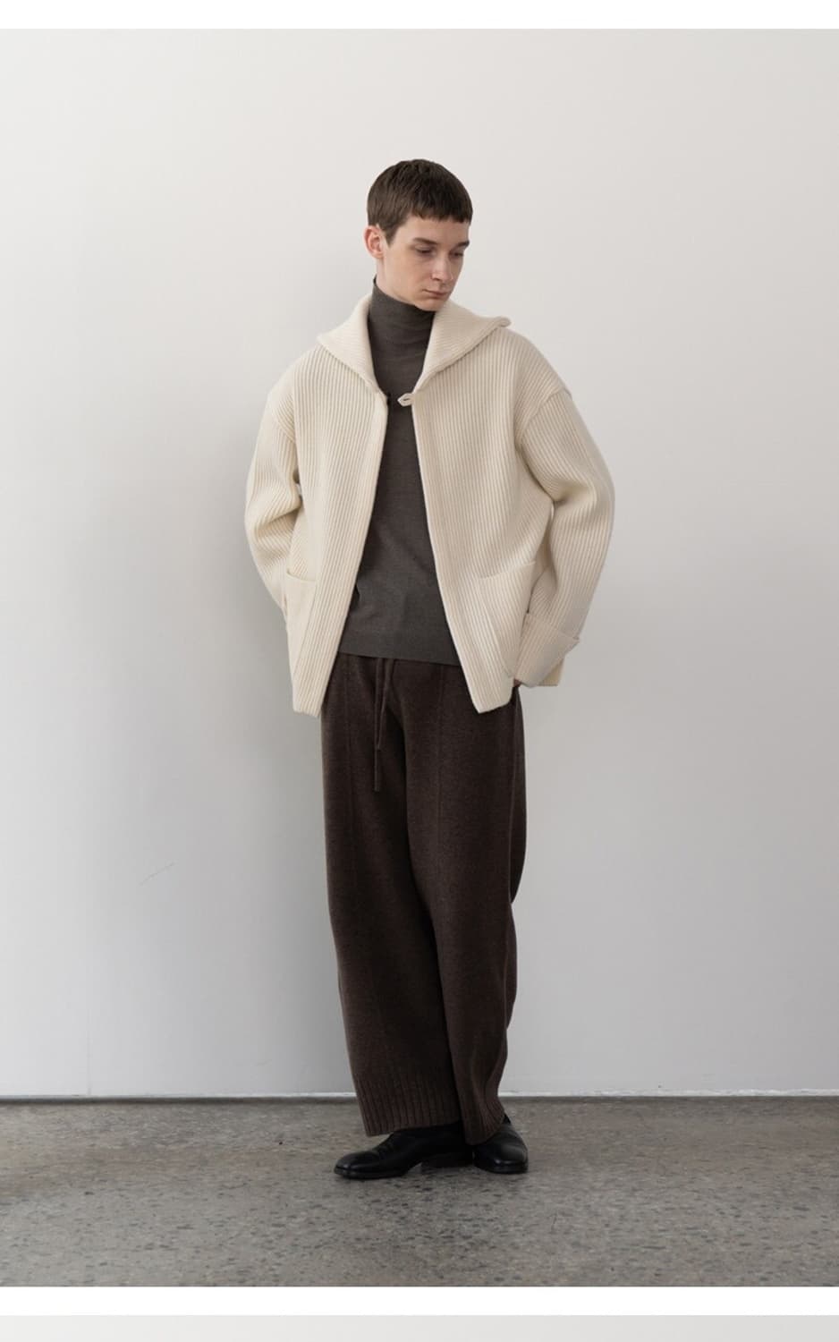 우마뭉 umarmung 니트 가디건 아이보리 상품이미지1