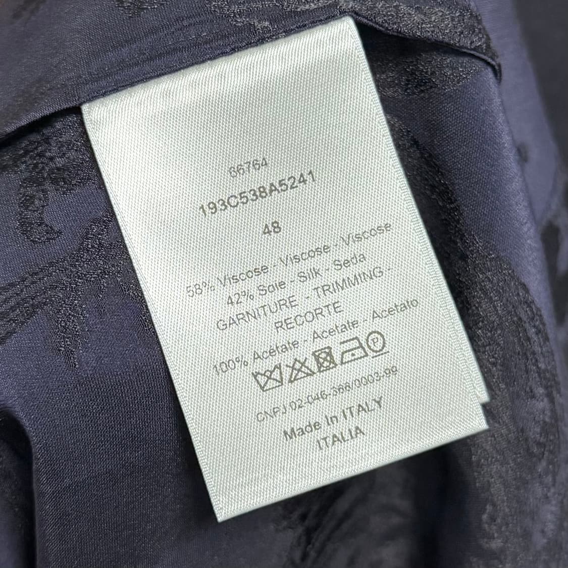 [S+급/48] 디올 플라워 실크 셔츠 셋업 상품이미지5