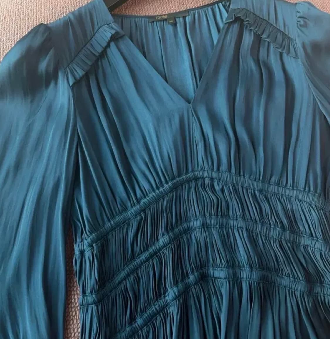 Maje 마쥬 신슬기 새틴 원피스 상품이미지4