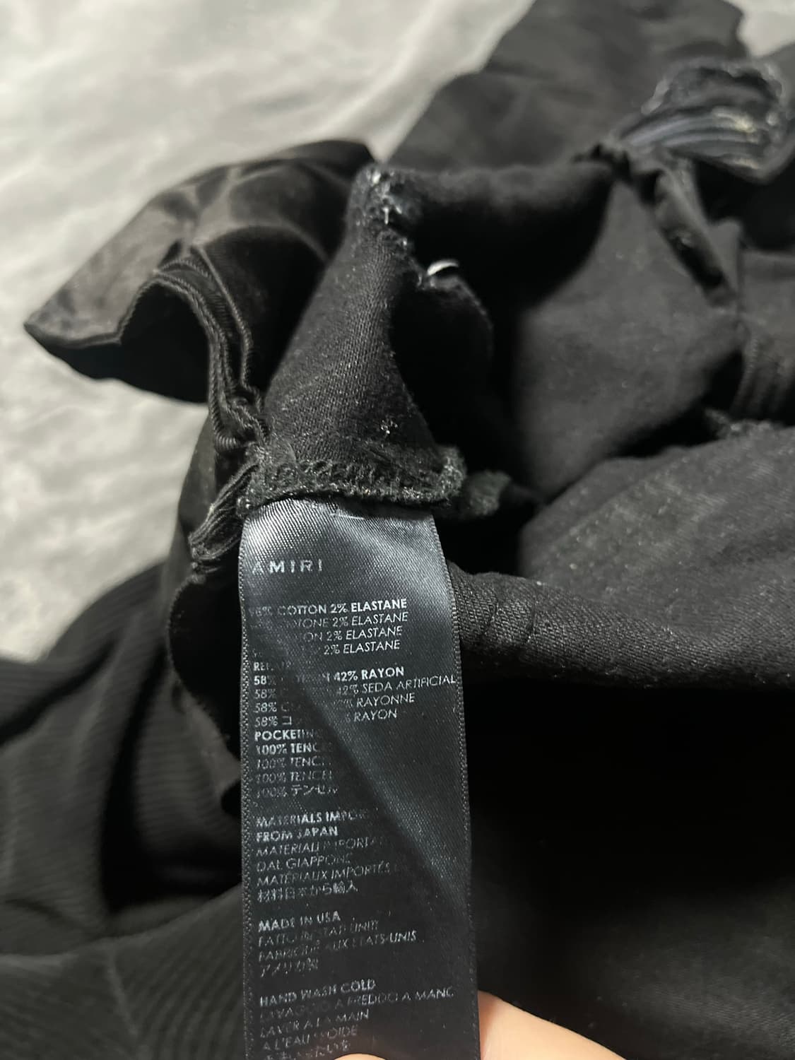 아미리 AMIRI OG MX1코튼패널 데님진 Size(28) 상품이미지8