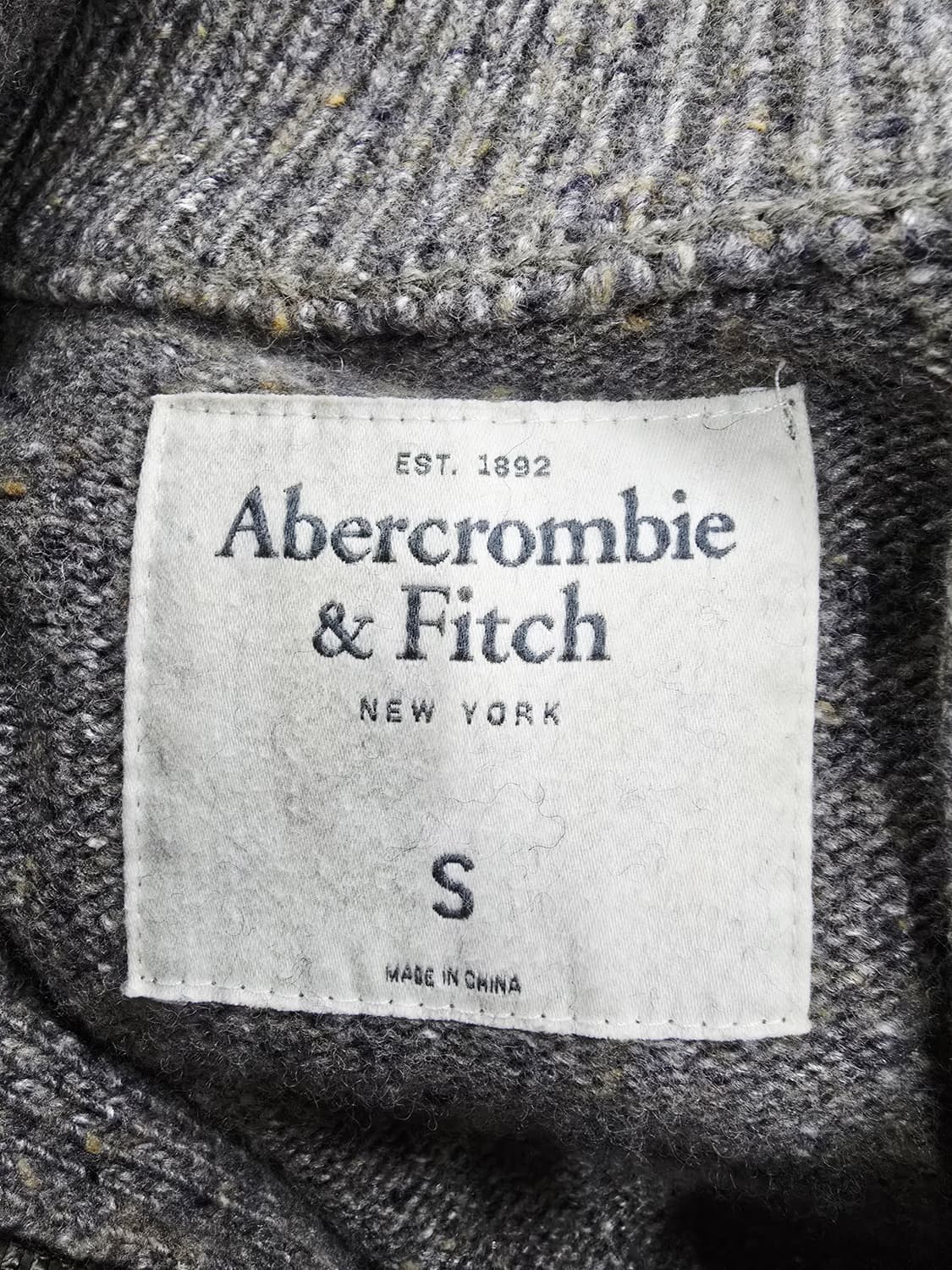 아베크롬비 하프넥 니트 스웨터 반집업 상품이미지9