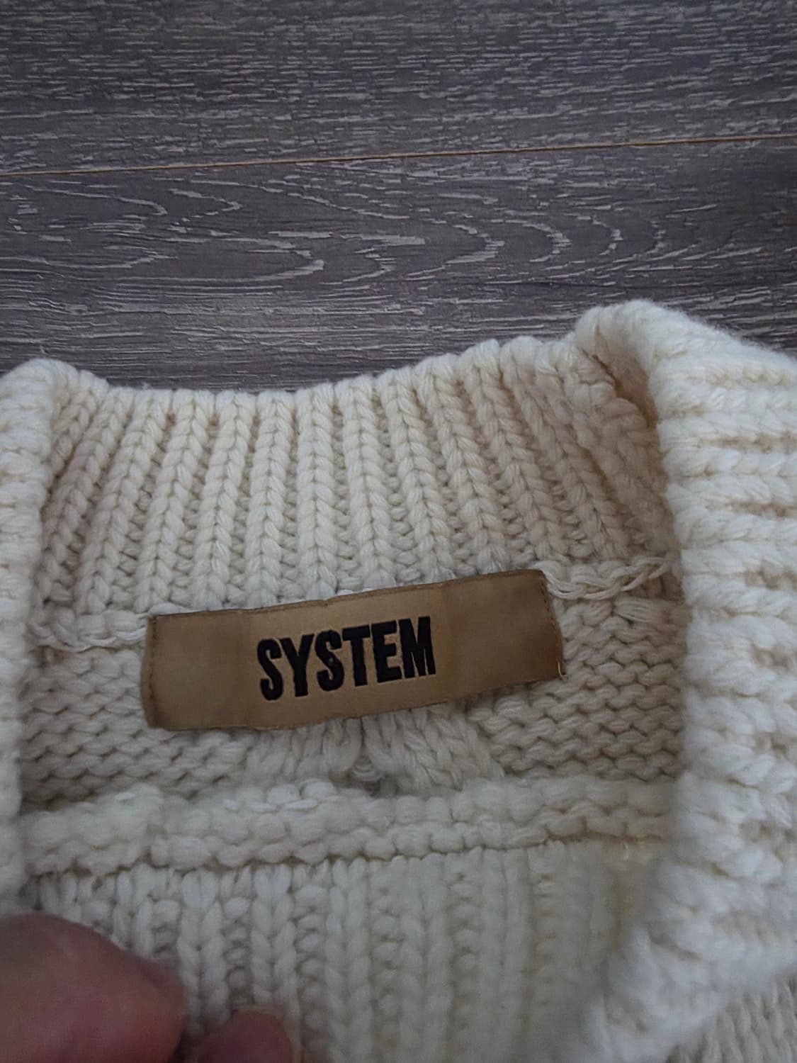 시스템옴므 니트 상품이미지2