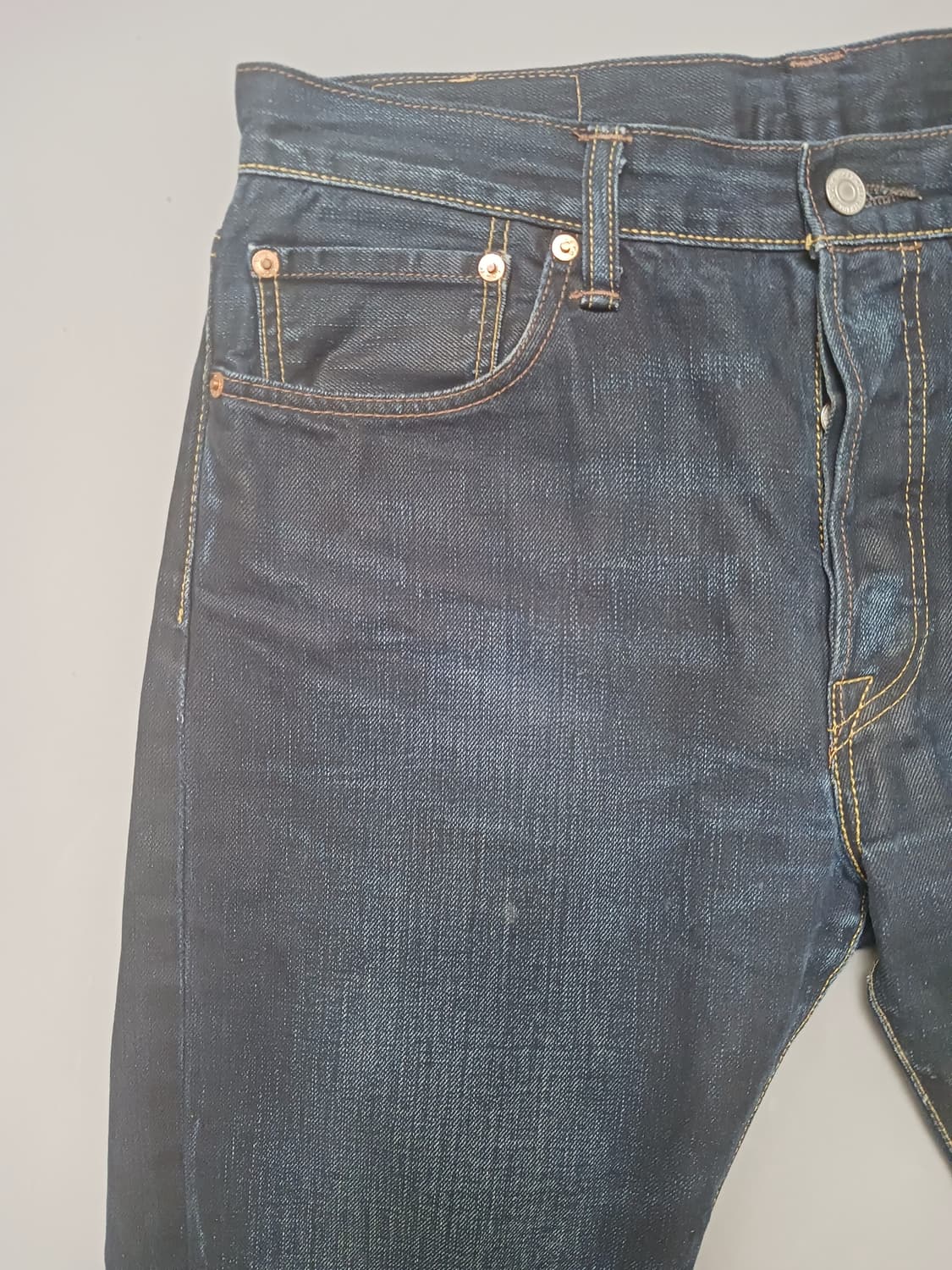 [32] 리바이스 501 흑청워싱 오리지널진 청바지 상품이미지2