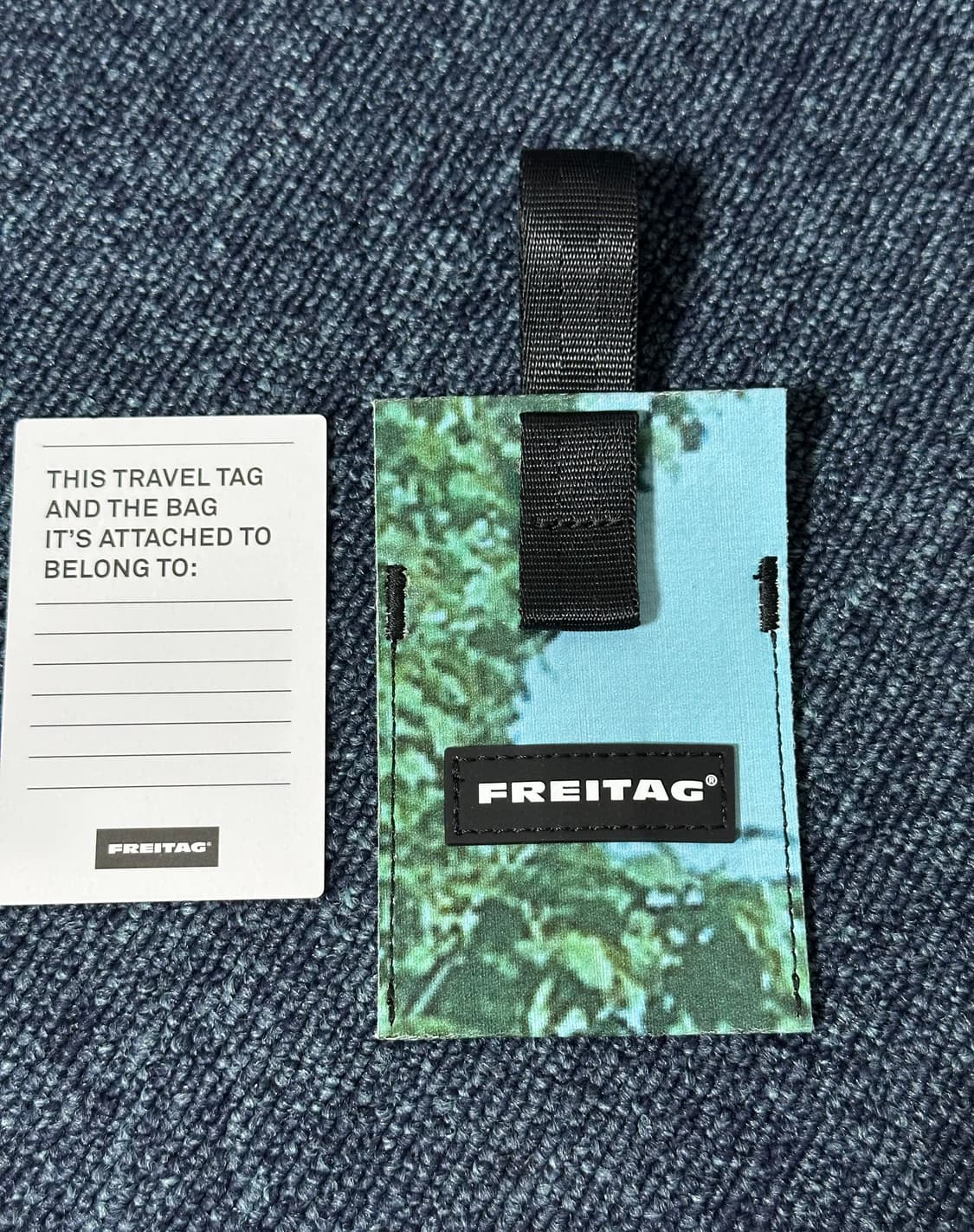 새제품 Freitag 프라이탁 희귀 전사 네임택 판매 상품이미지2