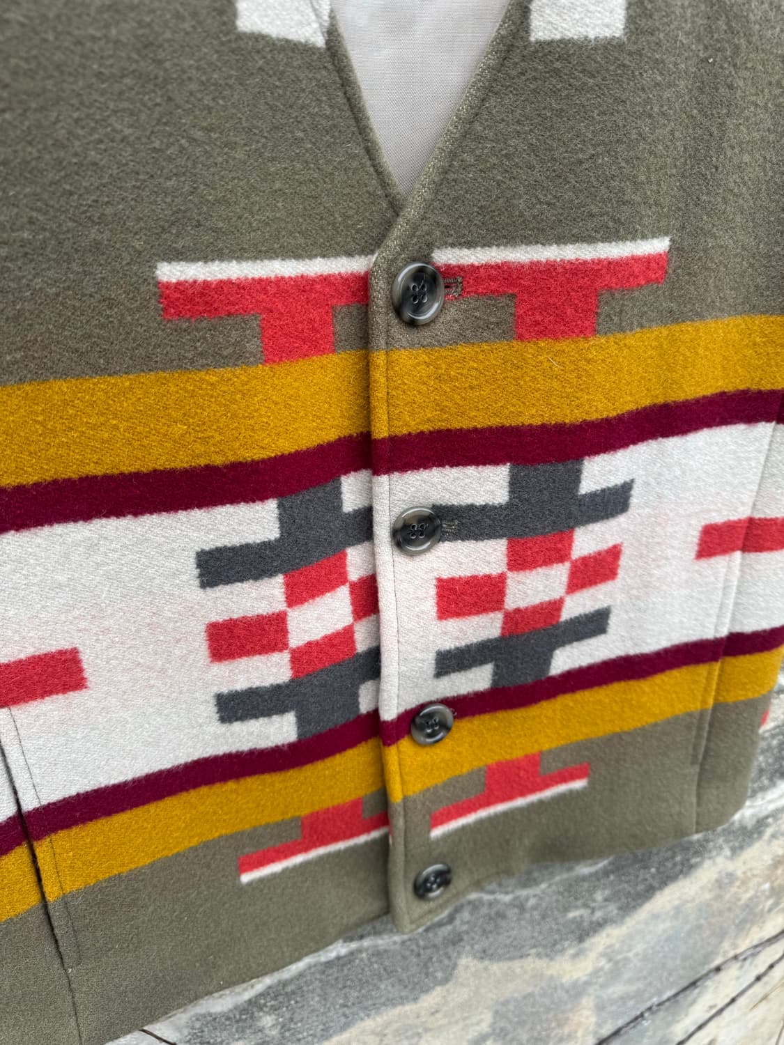 90s 펜들턴 빈티지 포틀랜드 컬렉션 웨스턴 울 베스트 s 상품이미지5