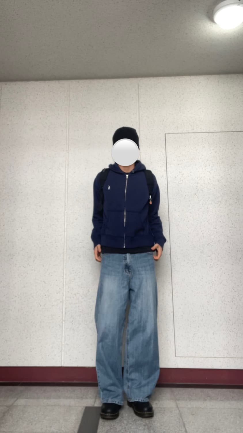 폴로 네이비 후드집업 상품이미지1