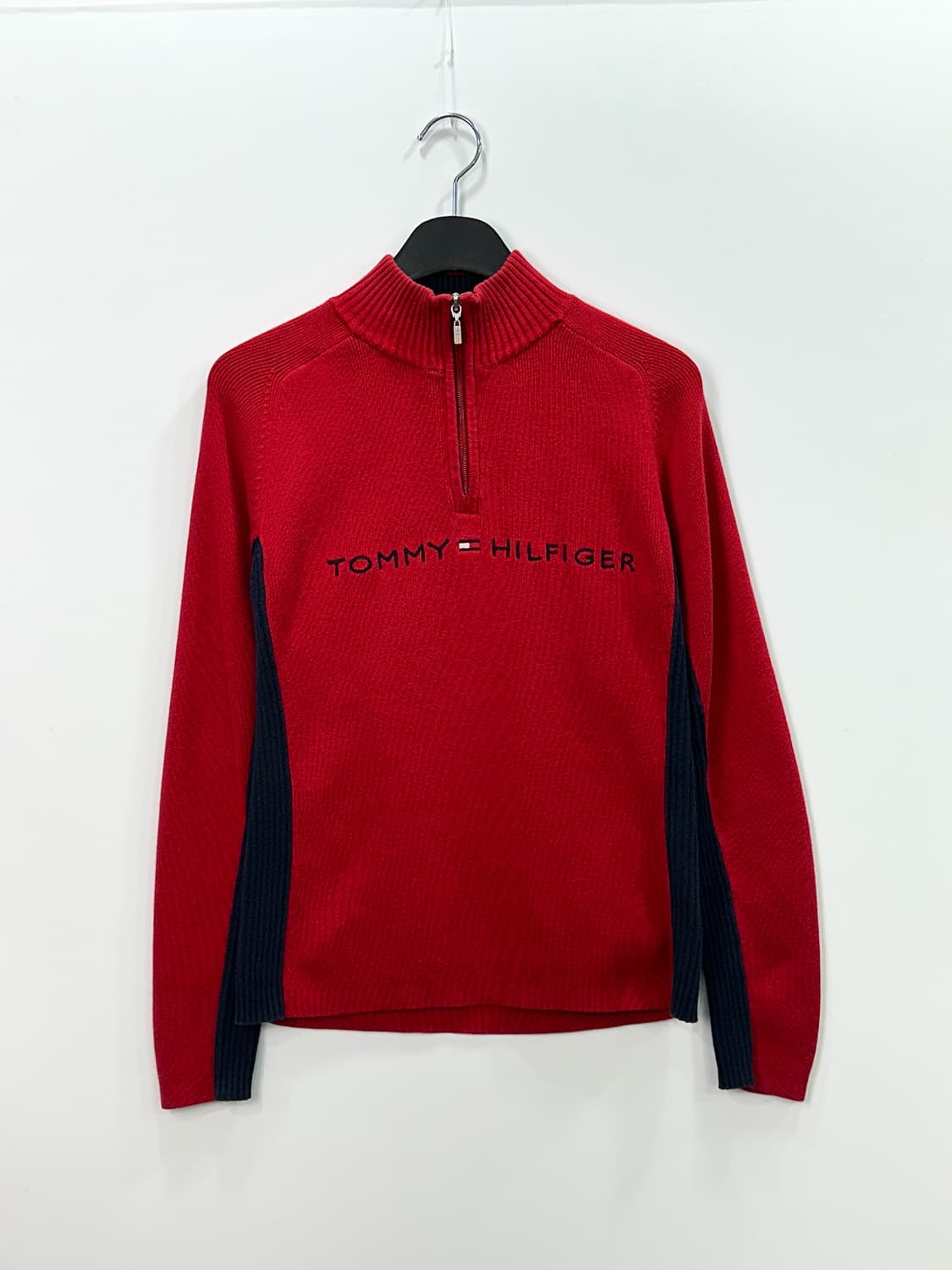 타미힐피거 로고 니트 집업 L 상품이미지1