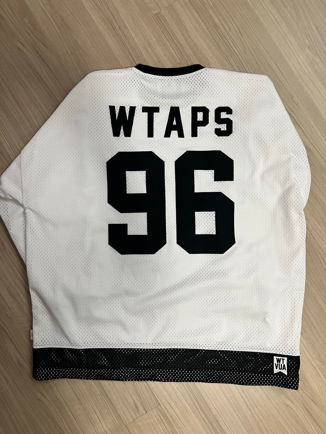더블탭스 WTAPS NETMINDER 화이트 롱슬리브 상품이미지6