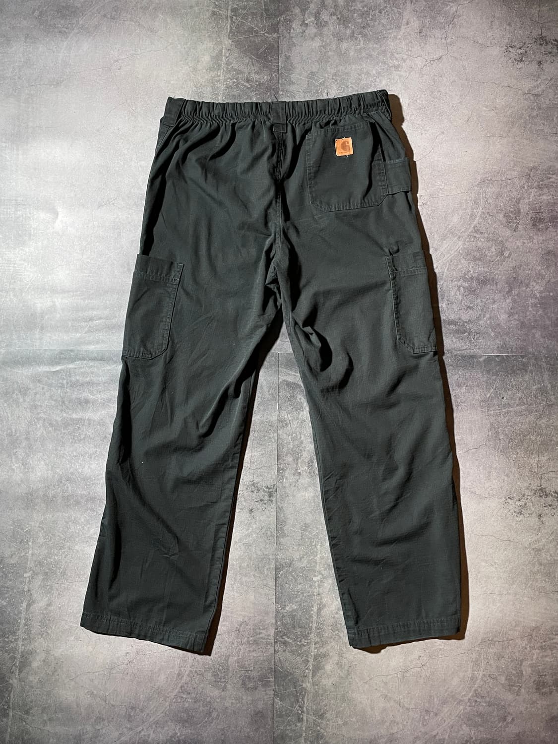 CARHARTT 칼하트 빈티지 하프밴딩 블랙 카고 팬츠 상품이미지6