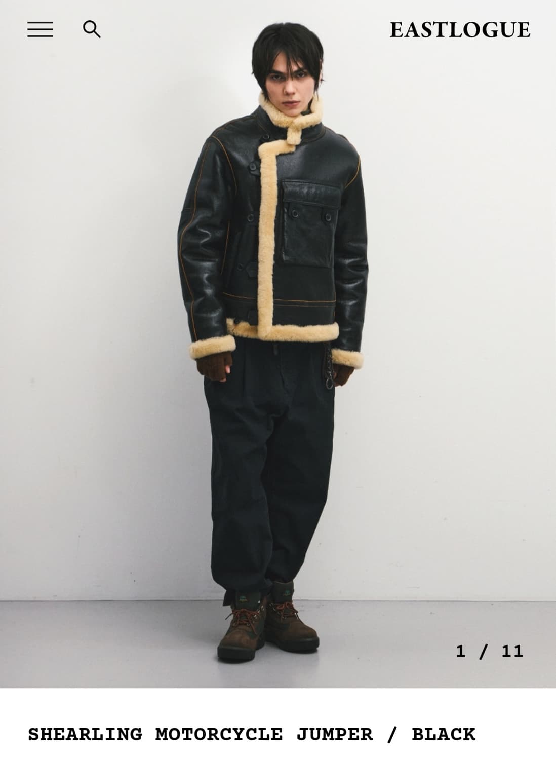 구매합니다) 이스트로그 모터사이클 무스탕 S~M 상품이미지1