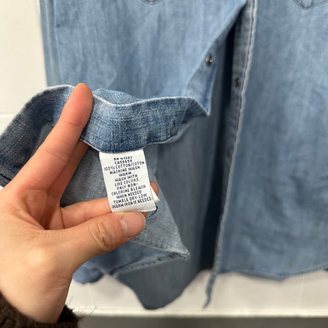 폴로 데님 셔츠 상품이미지4