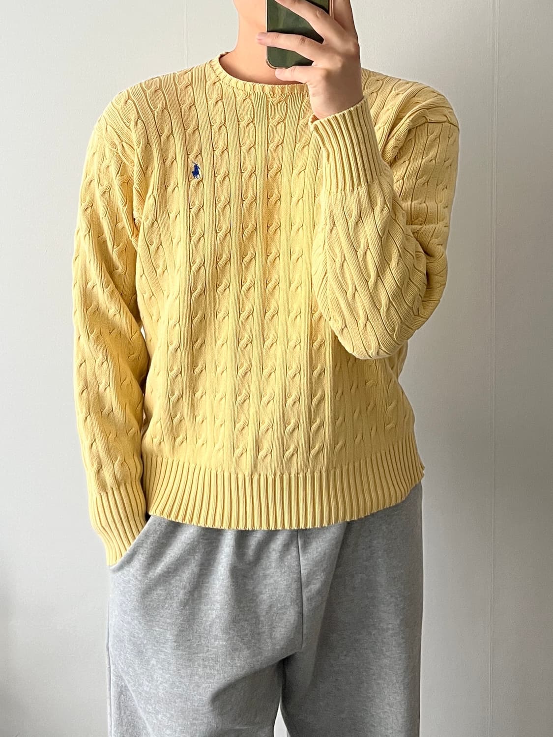 폴로 랄프로렌 꽈배기 니트 105 상품이미지8