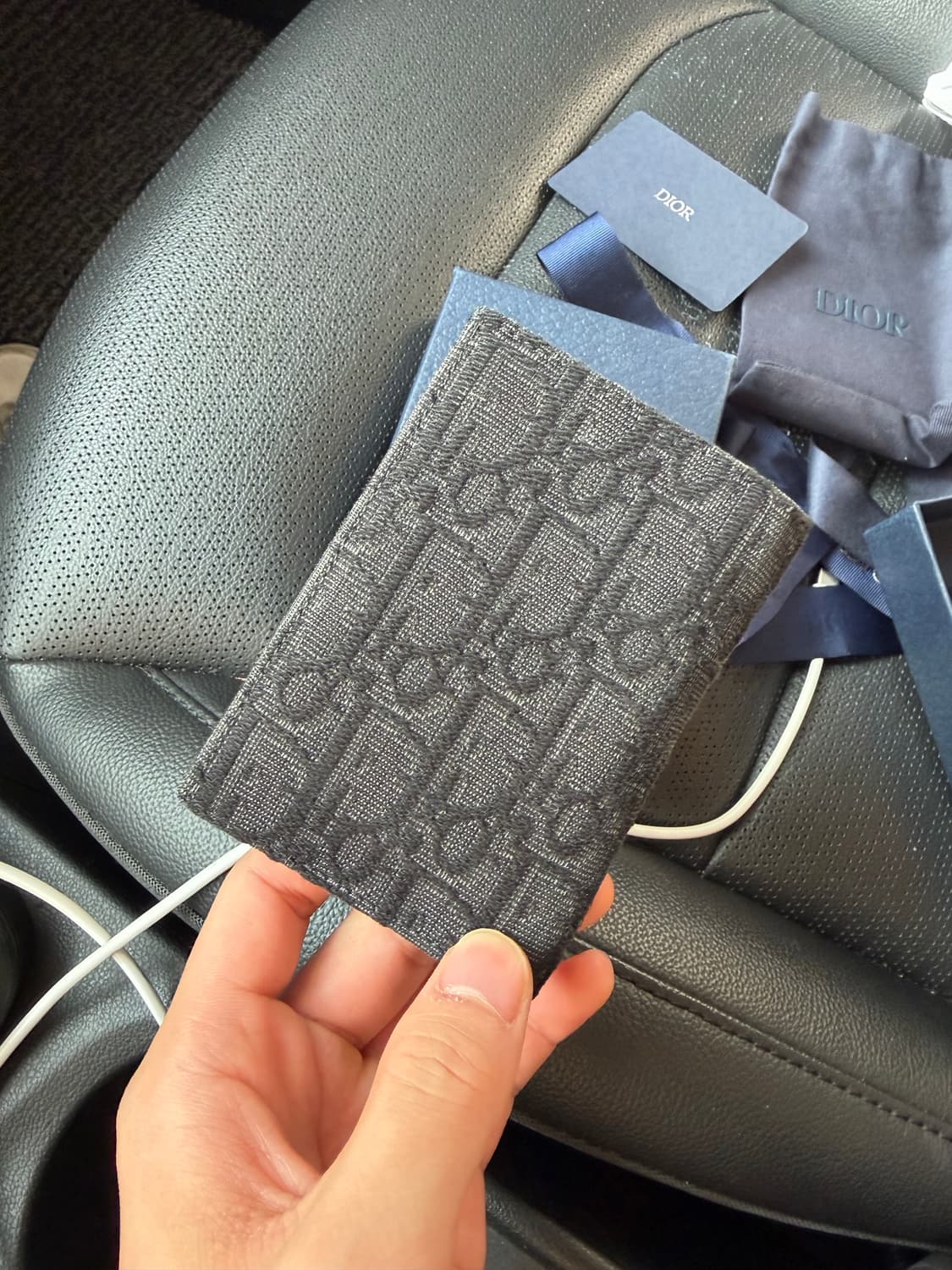 수수료포함 디올 오블리크 오거나이저 블랙 상품이미지3