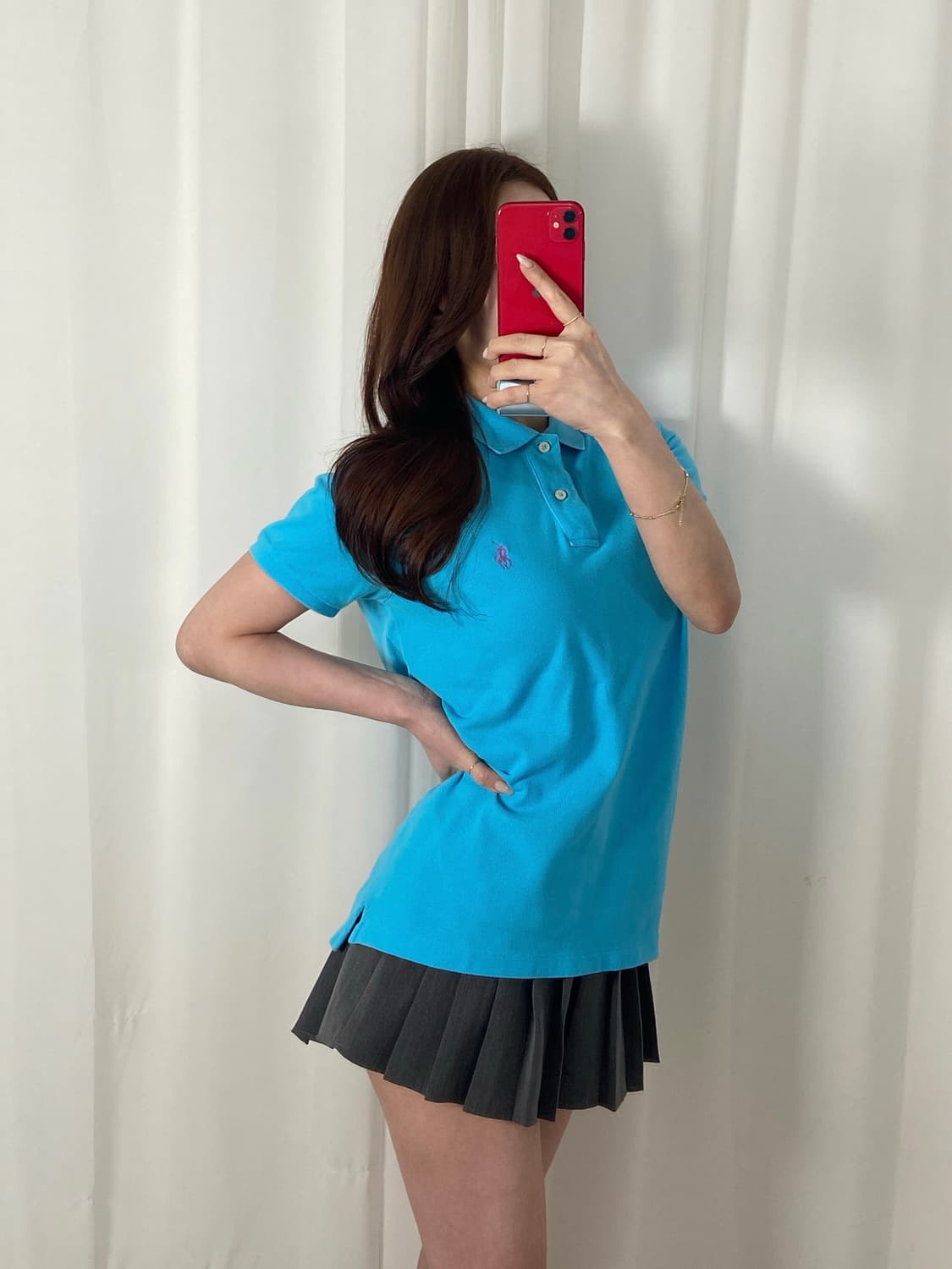 폴로 스카이블루 포니 Pk 상품이미지2
