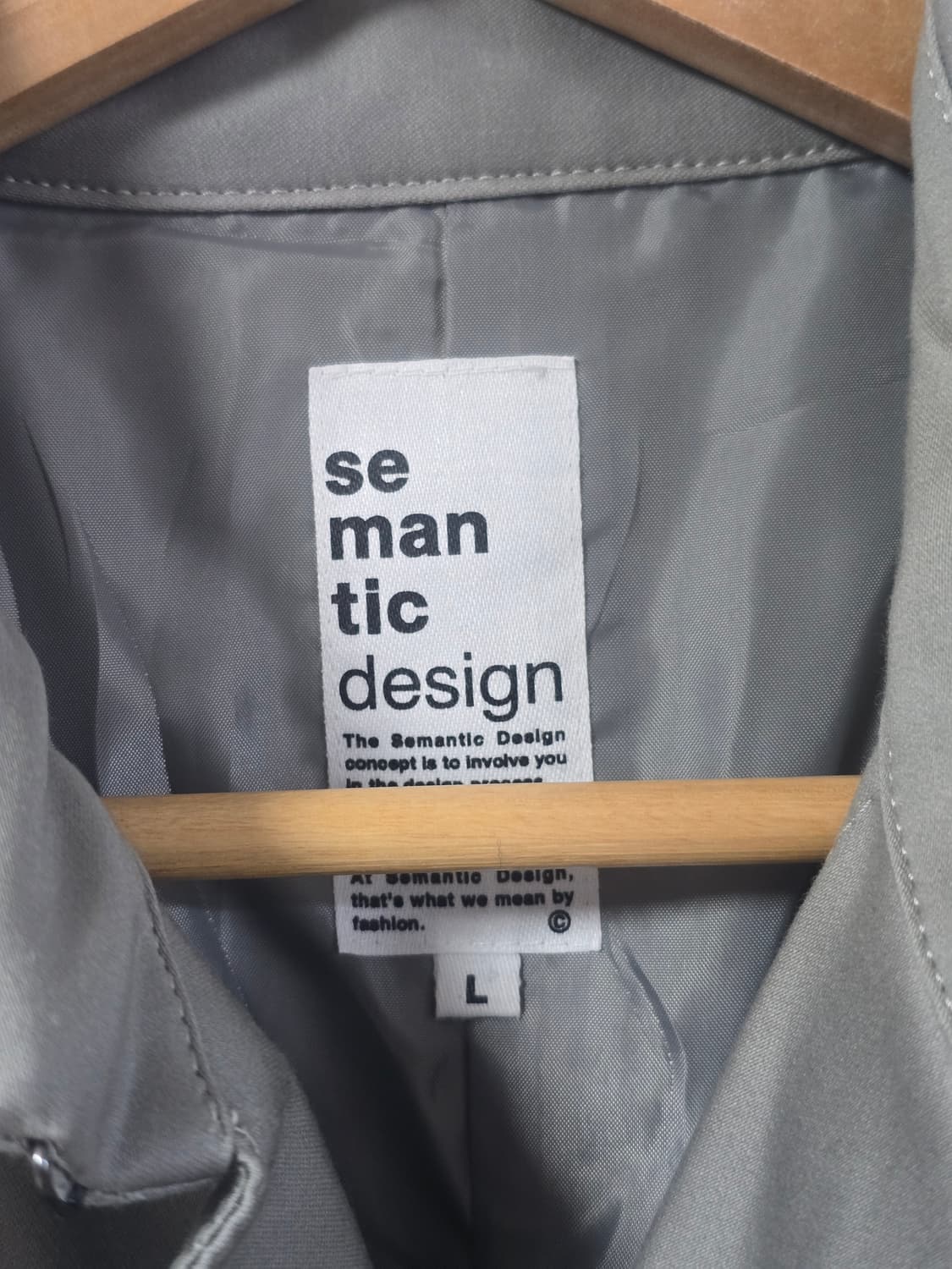 세만틱 디자인 필드 자켓 그레이 L 상품이미지7