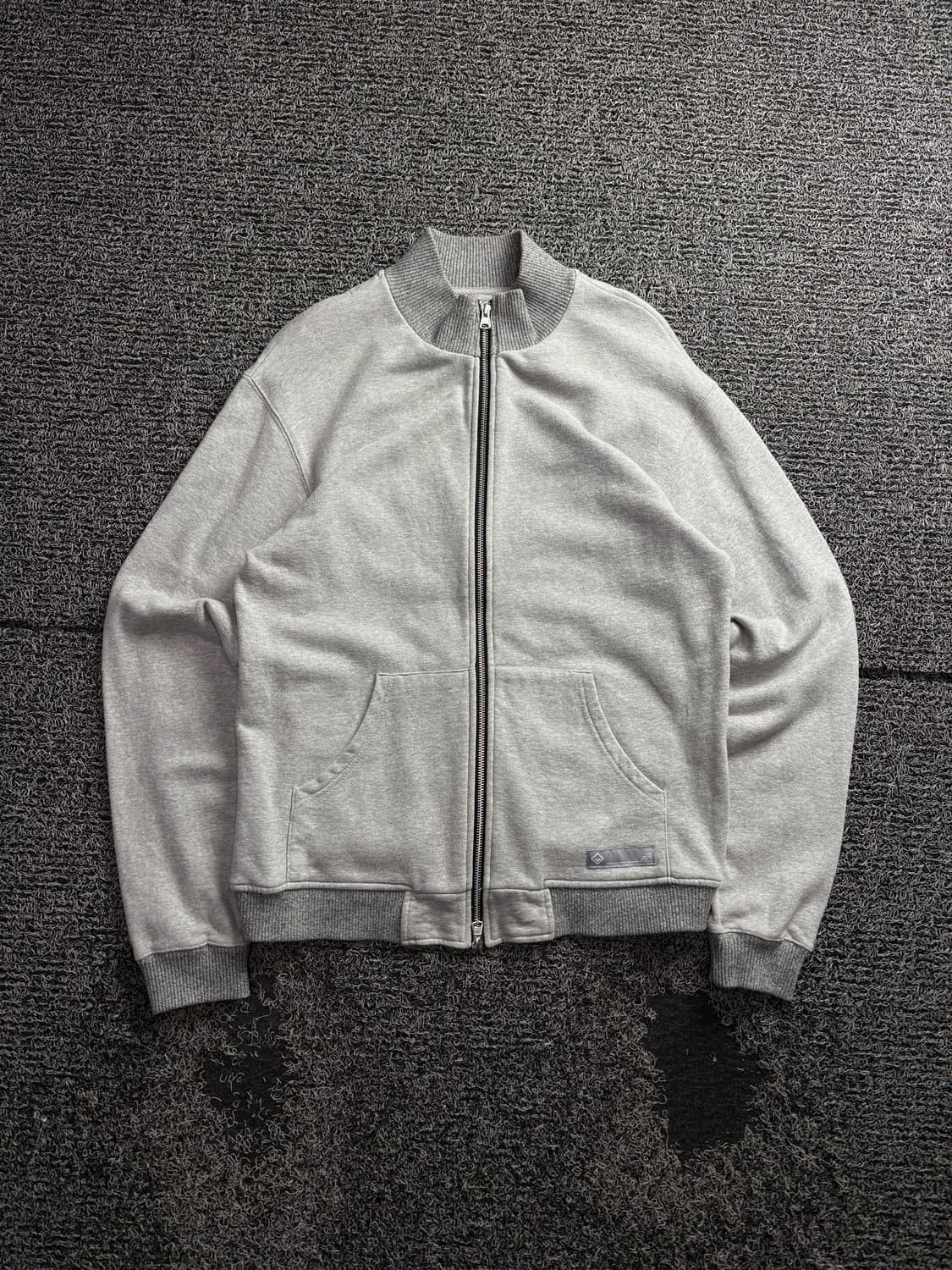 프리즘웍스 해비웨이트 밴딩 디테일 스웻 집업 자켓 3320 상품이미지2