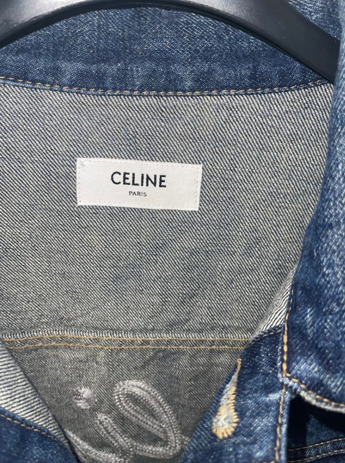 [NCT 정우님 착용] 셀린느 20AW 백로고 데님 자켓 상품이미지6