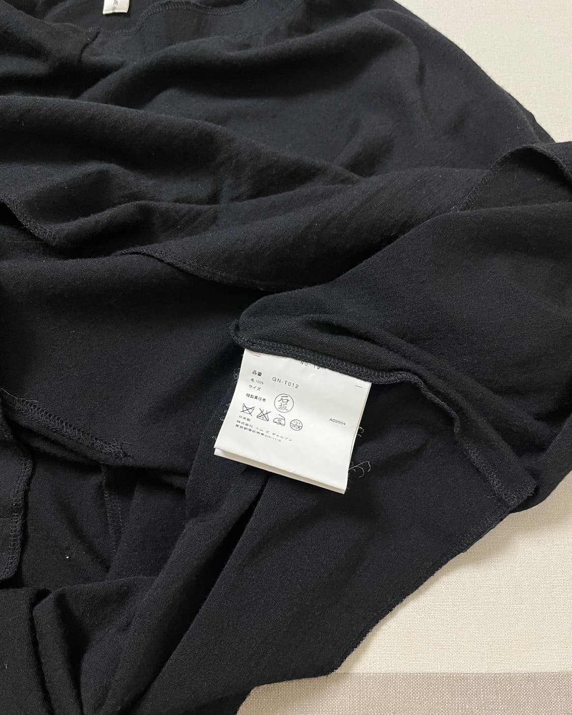 꼼데가르송 04aw 투웨이 스커트 & 하이넥 니트 비대칭 상품이미지6