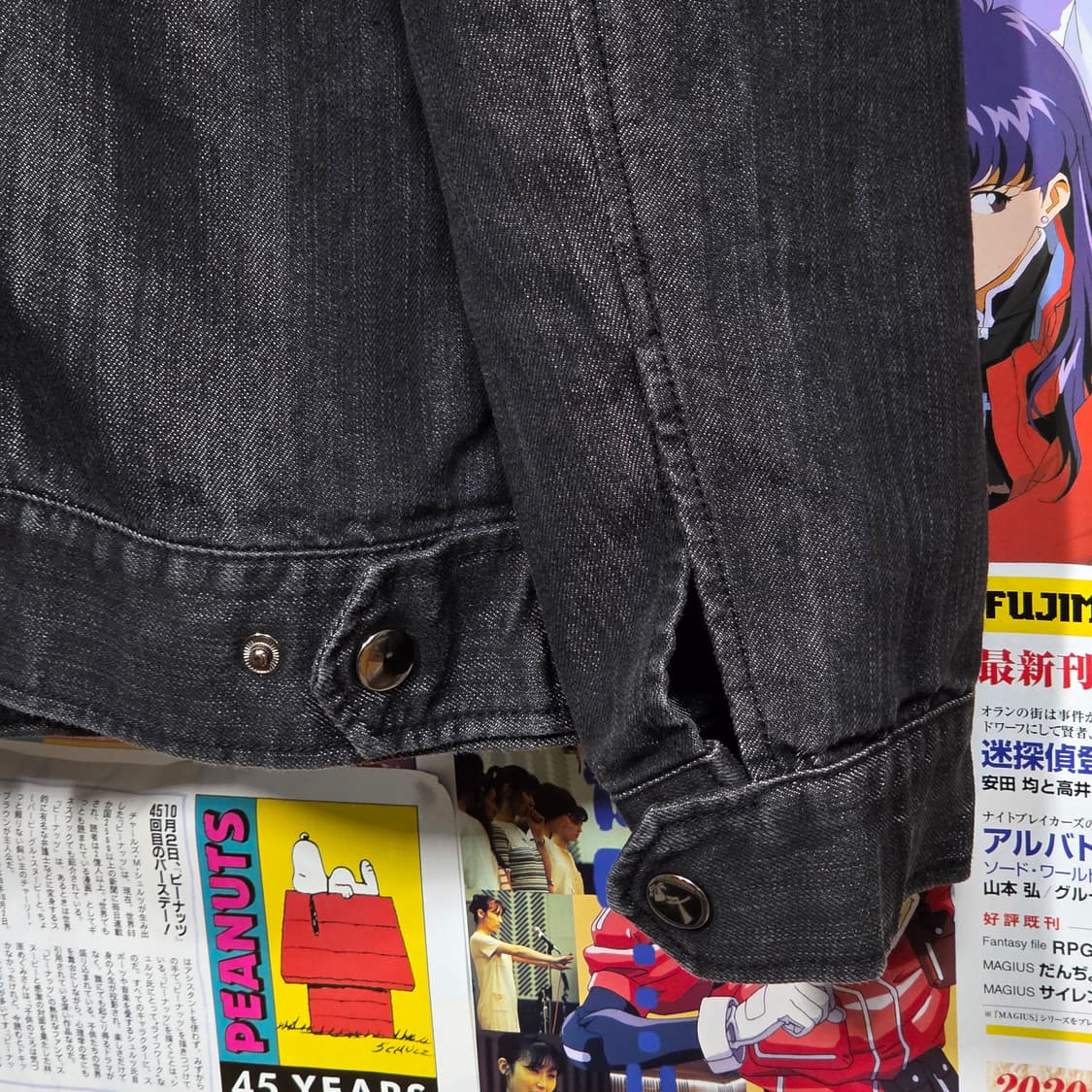 JPN 유광 데님 멀티 포켓 필드 자켓 상품이미지9