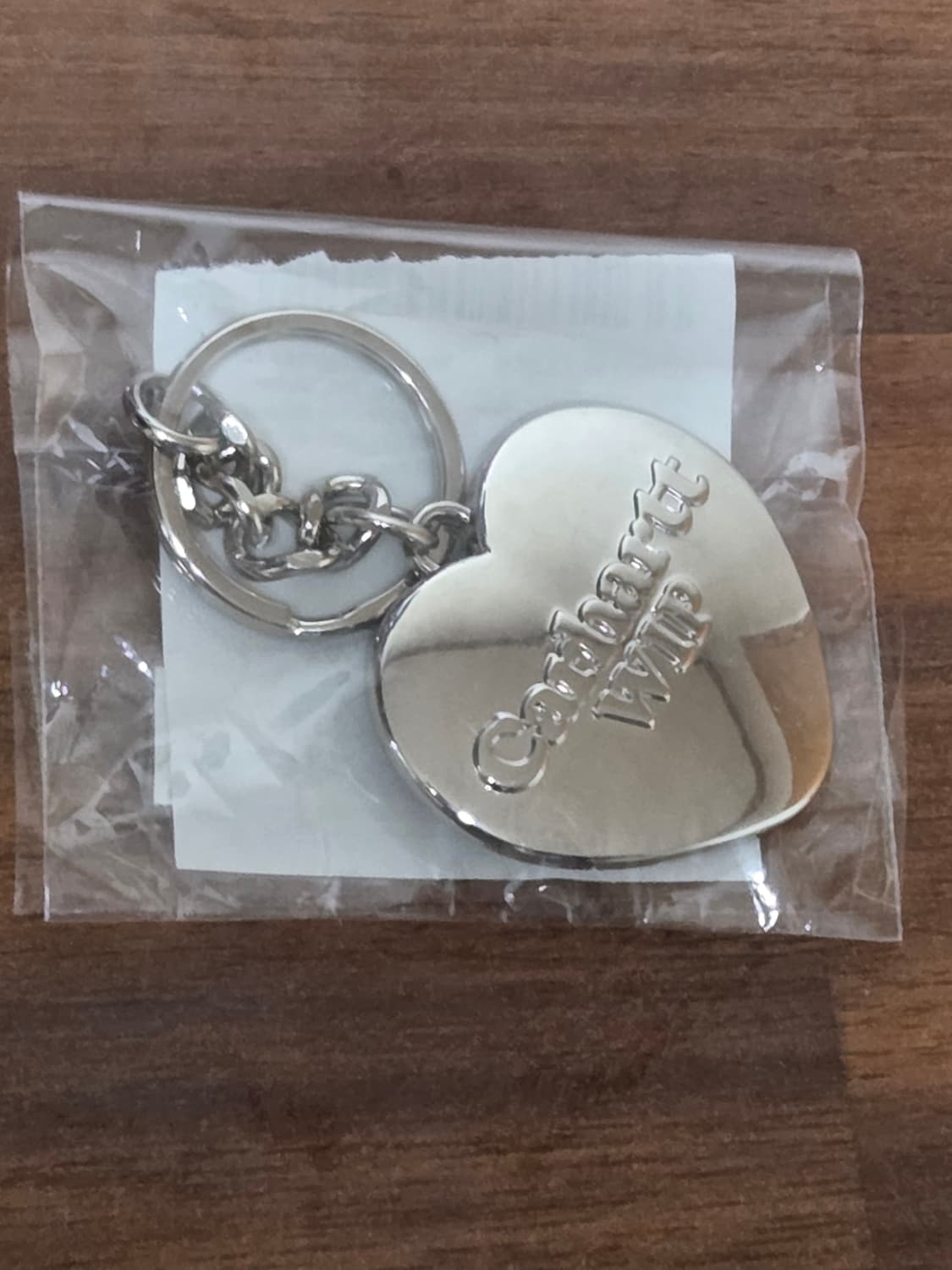 칼하트WIP 하트 키체인 HEART KEYCHAIN (Silver) 상품이미지2