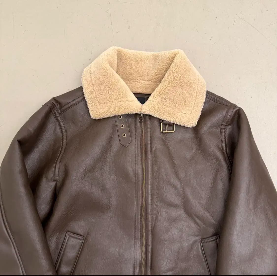 LEE 브라운 무스탕 자켓 상품이미지3