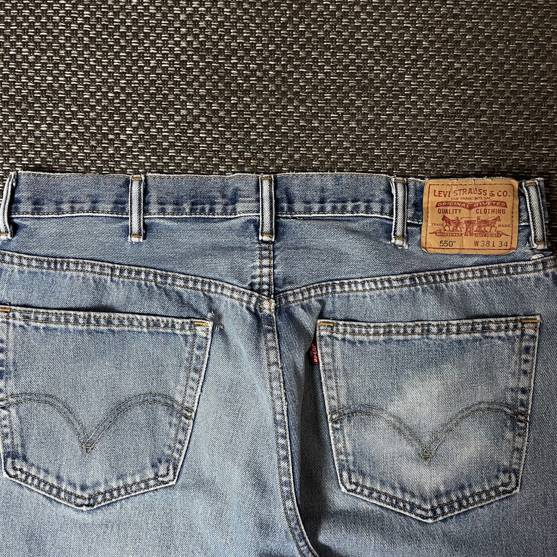 (38) 리바이스 550 38X34 중청 데님 팬츠 릴렉스드핏 상품이미지7