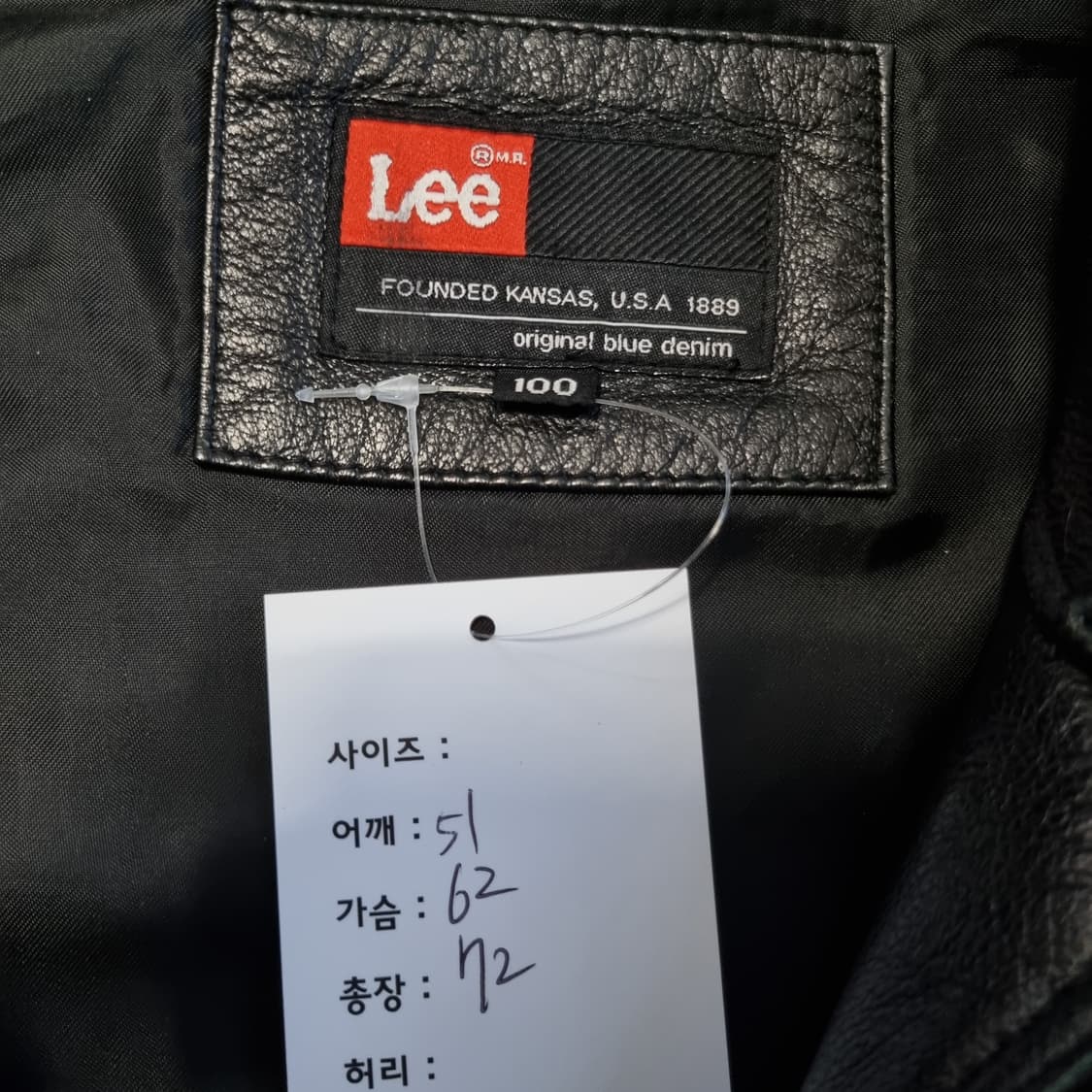 LEE 레더 후드자켓 상품이미지10