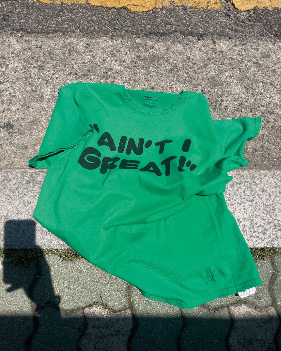 Vintage Champion "AIN'T I GREAT?" Custom 상품이미지6