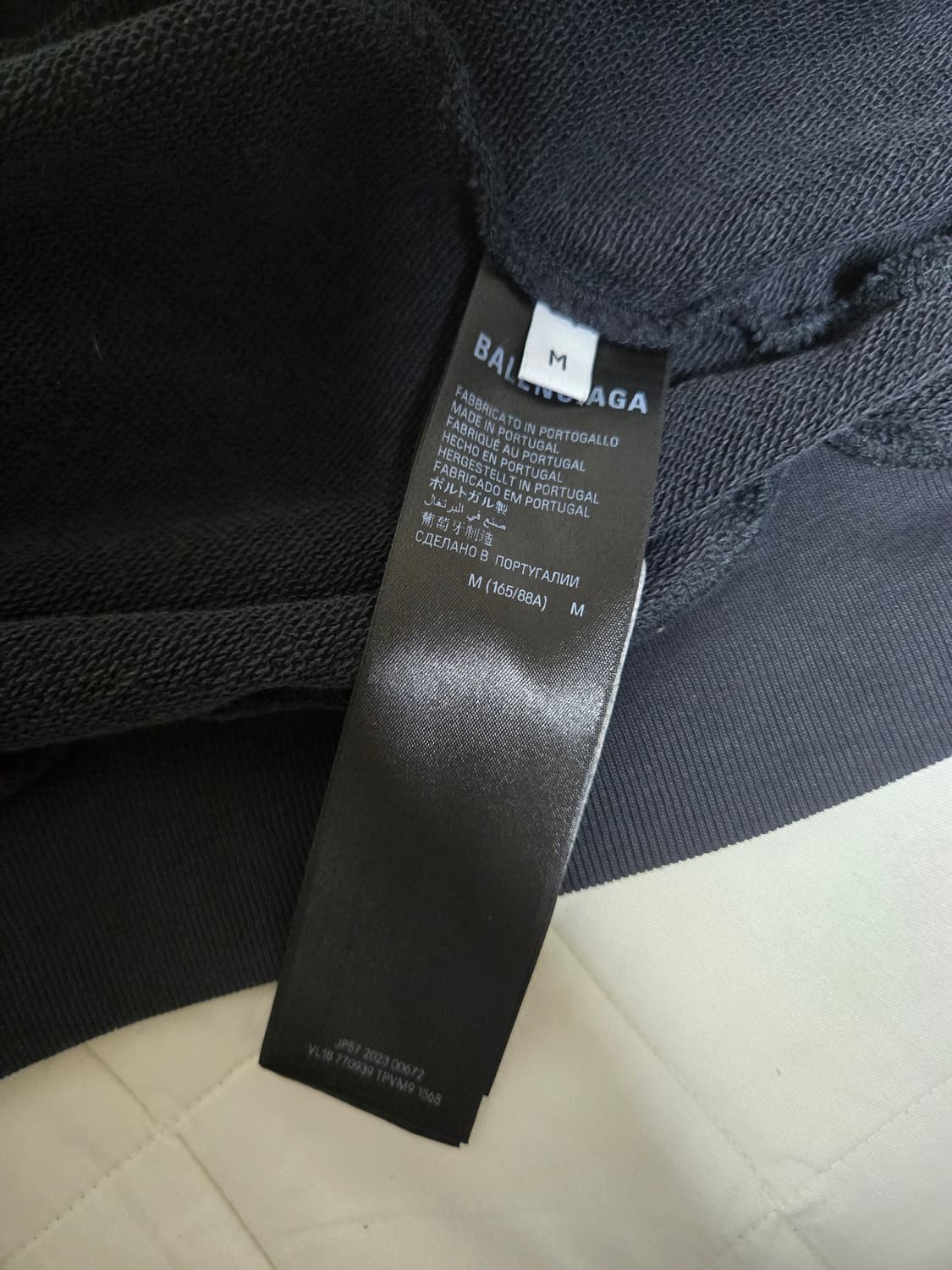 발렌시아가 오프쇼어 후드 집업 티셔츠 프린팅 후디 티 상품이미지7