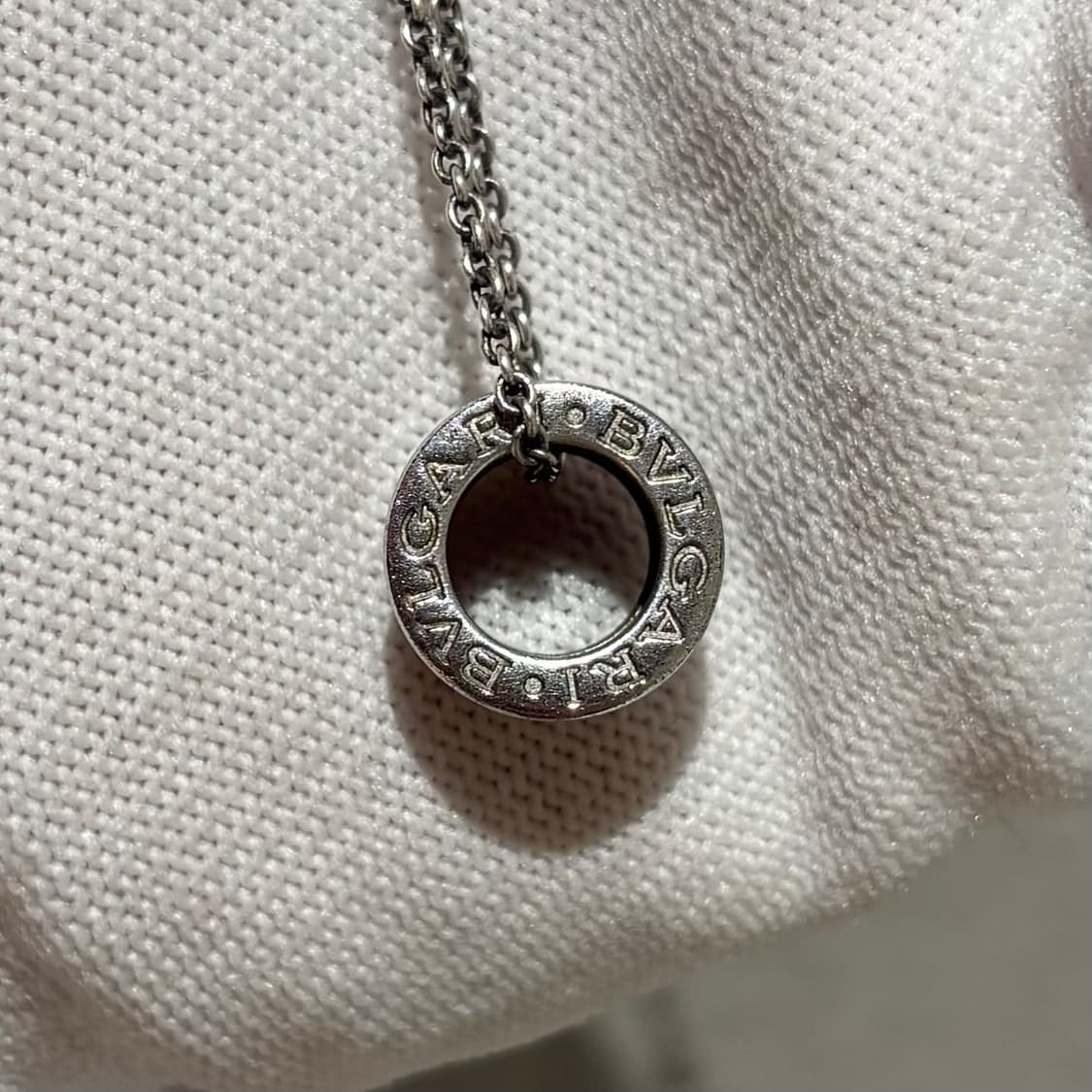 A+ OS사이즈 불가리 세이브 더 칠드런 목걸이 실버 상품이미지4