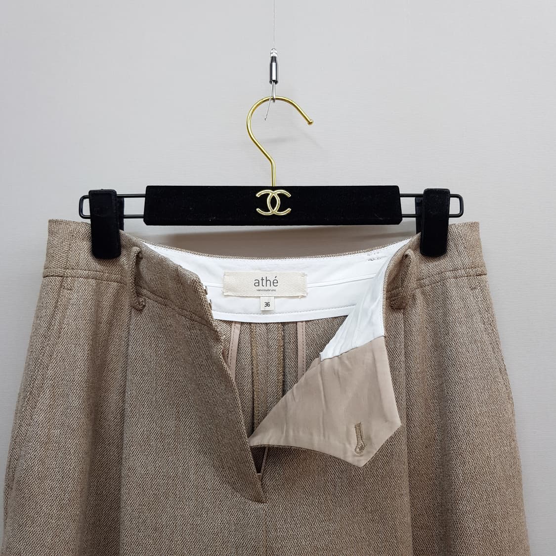 아떼(ATHE) 2021 울 블렌드 와이드 슬랙스 36사이즈 상품이미지2