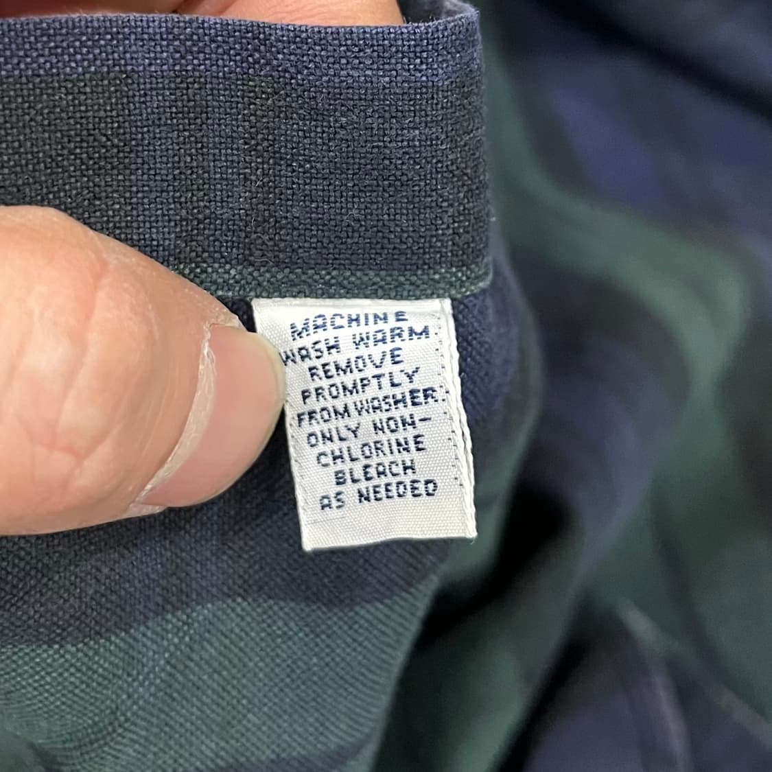 90s 폴로 빅셔츠 블랙와치 (115) 상품이미지4