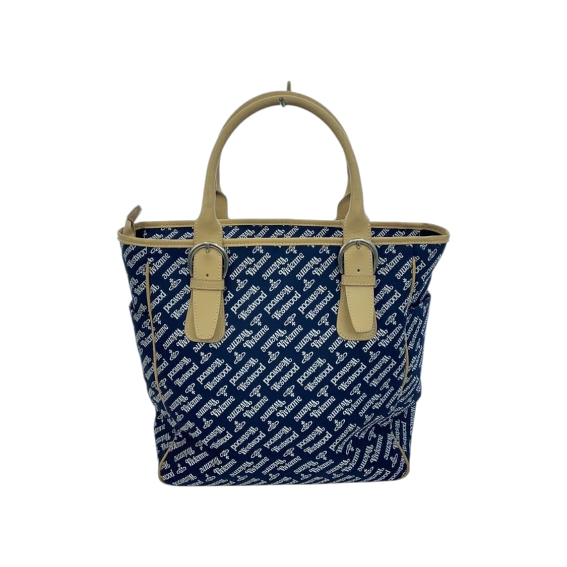비비안 웨스트우드 로고패턴 캔버스 토트백 상품이미지1