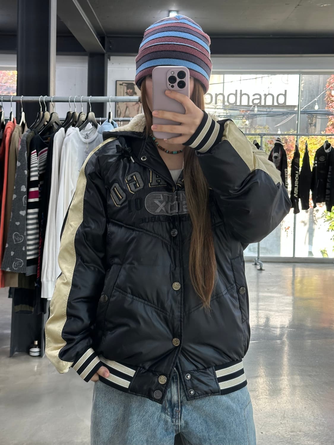 MLB 시카고 화이트삭스 퍼후드 스타디움 자켓 상품이미지1