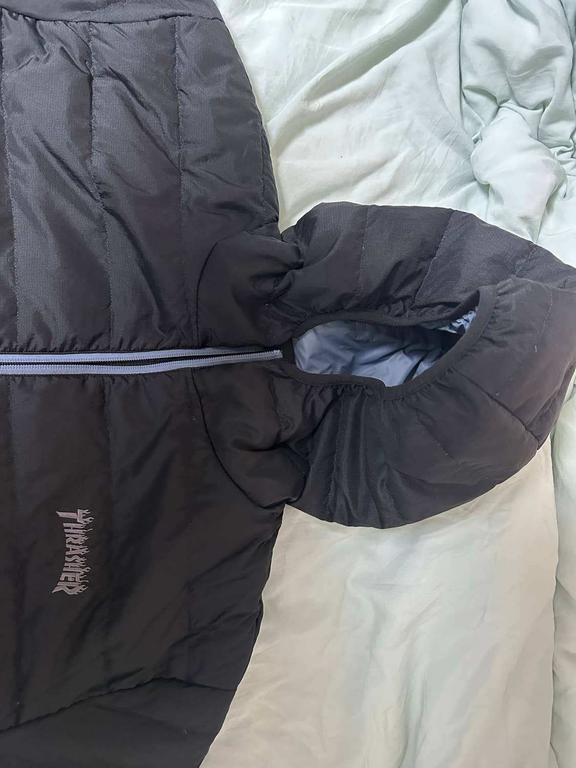 트레셔 플레임 라이트 덕 다운자켓 black L 상품이미지4