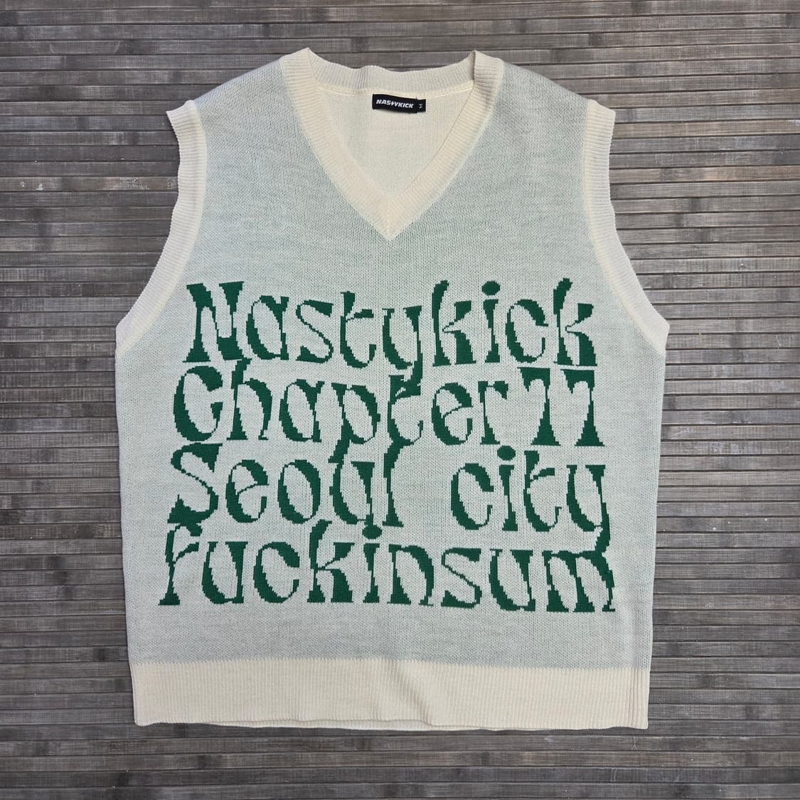 NASTYKICK 네스티킥 니트 베스트 상품이미지1