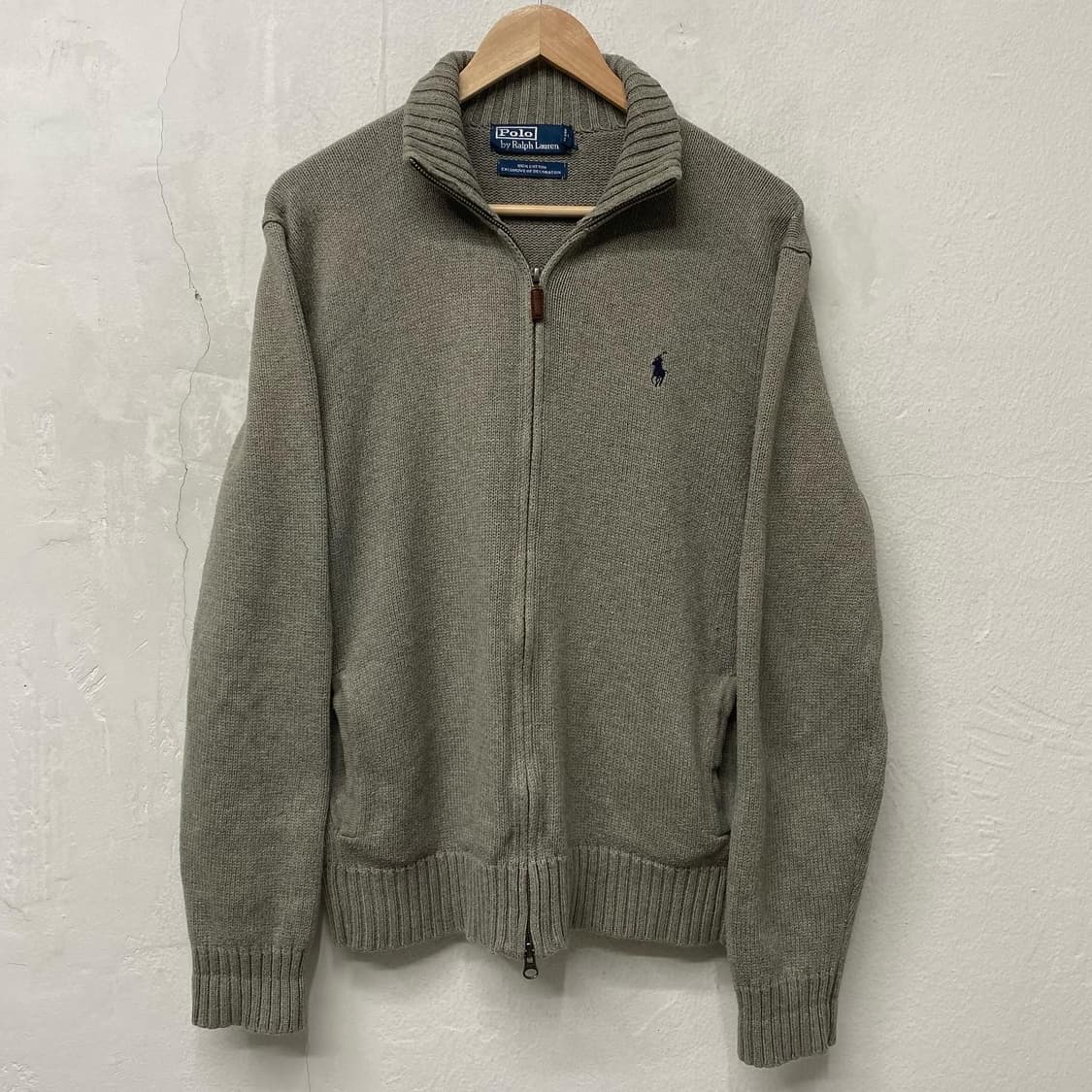 폴로 투웨이 니트집업 상품이미지2