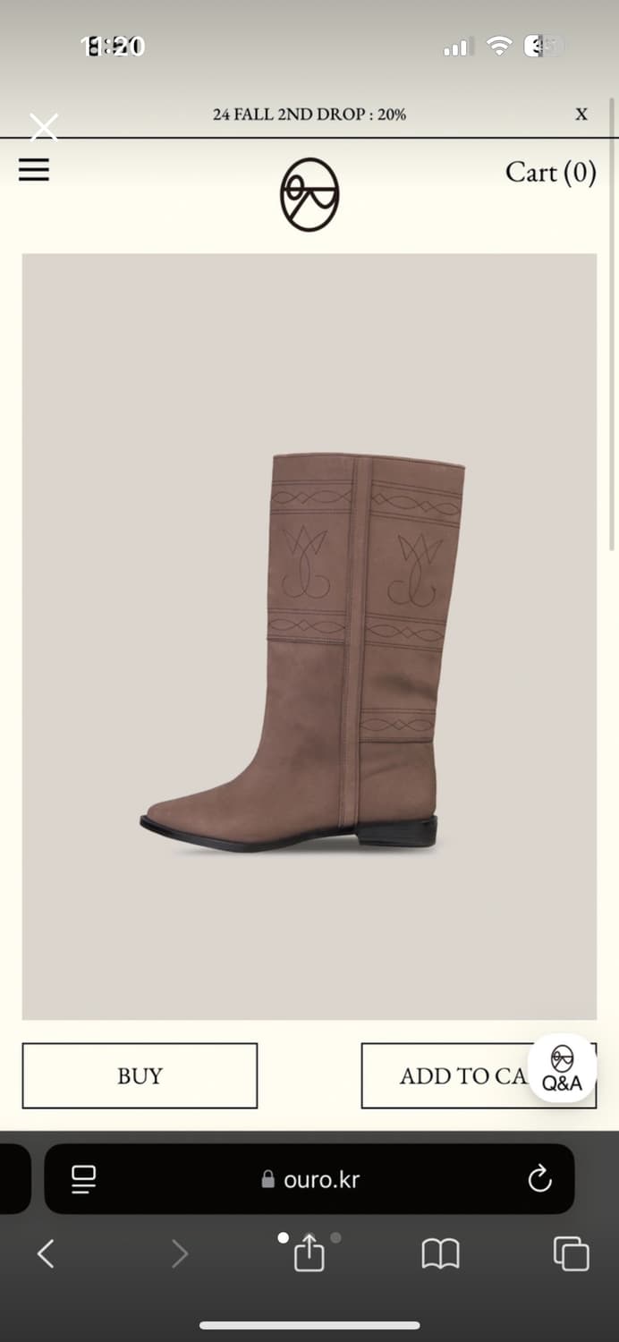 아우로 베를린 부츠 브라운 상품이미지2